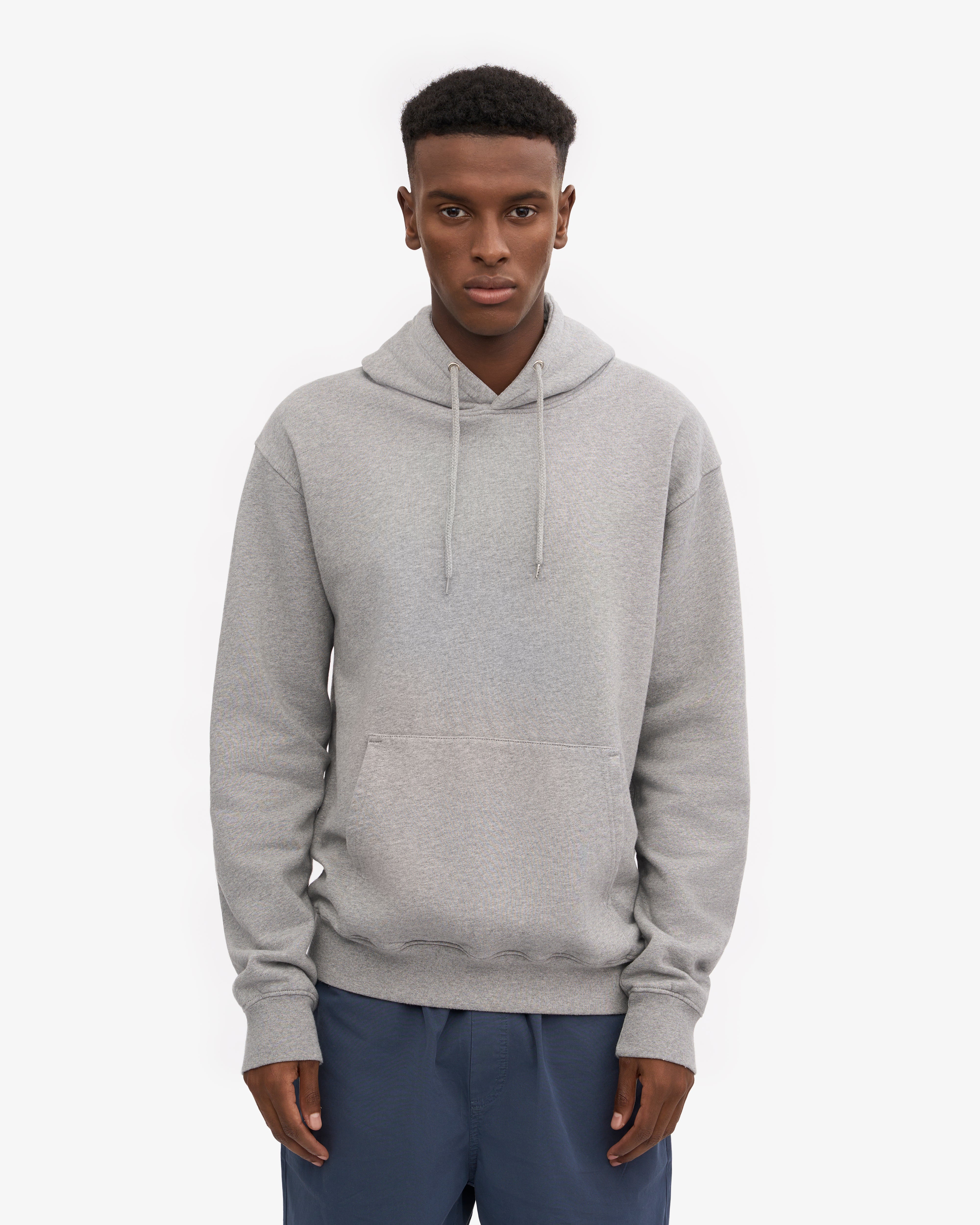 Classic Organic Hood - Heather Grey XS