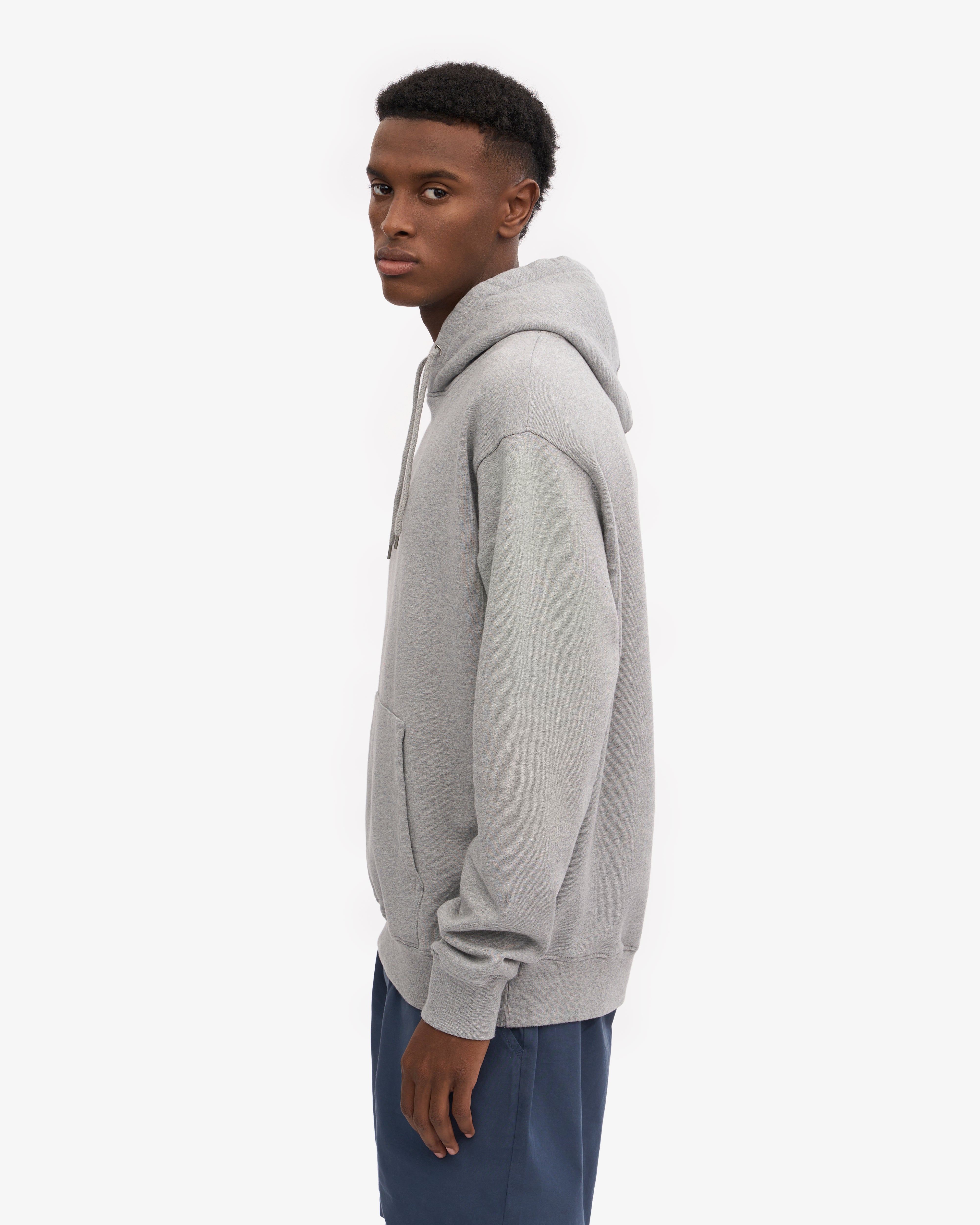 Classic Organic Hood - Heather Grey XS