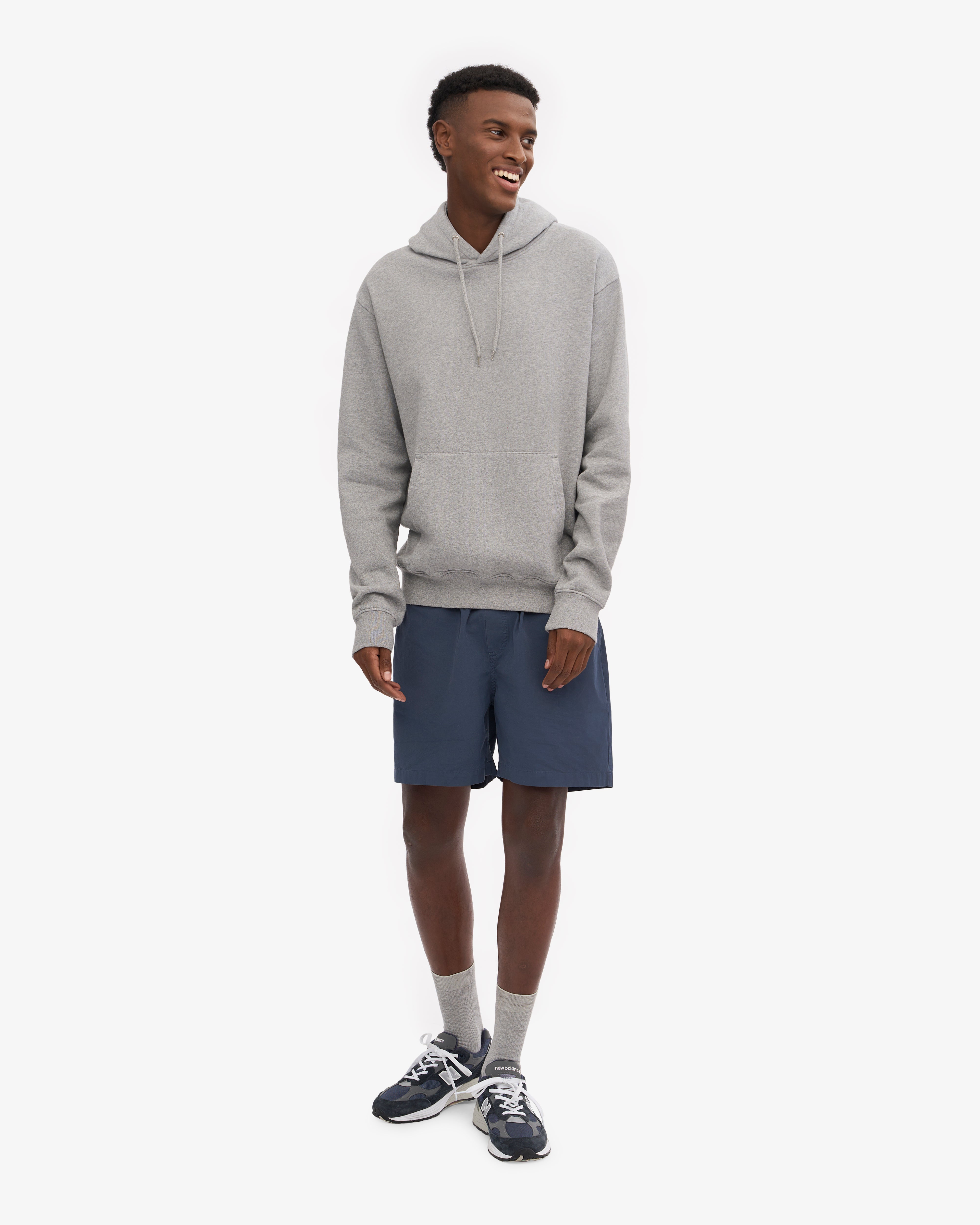 Classic Organic Hood - Heather Grey XS