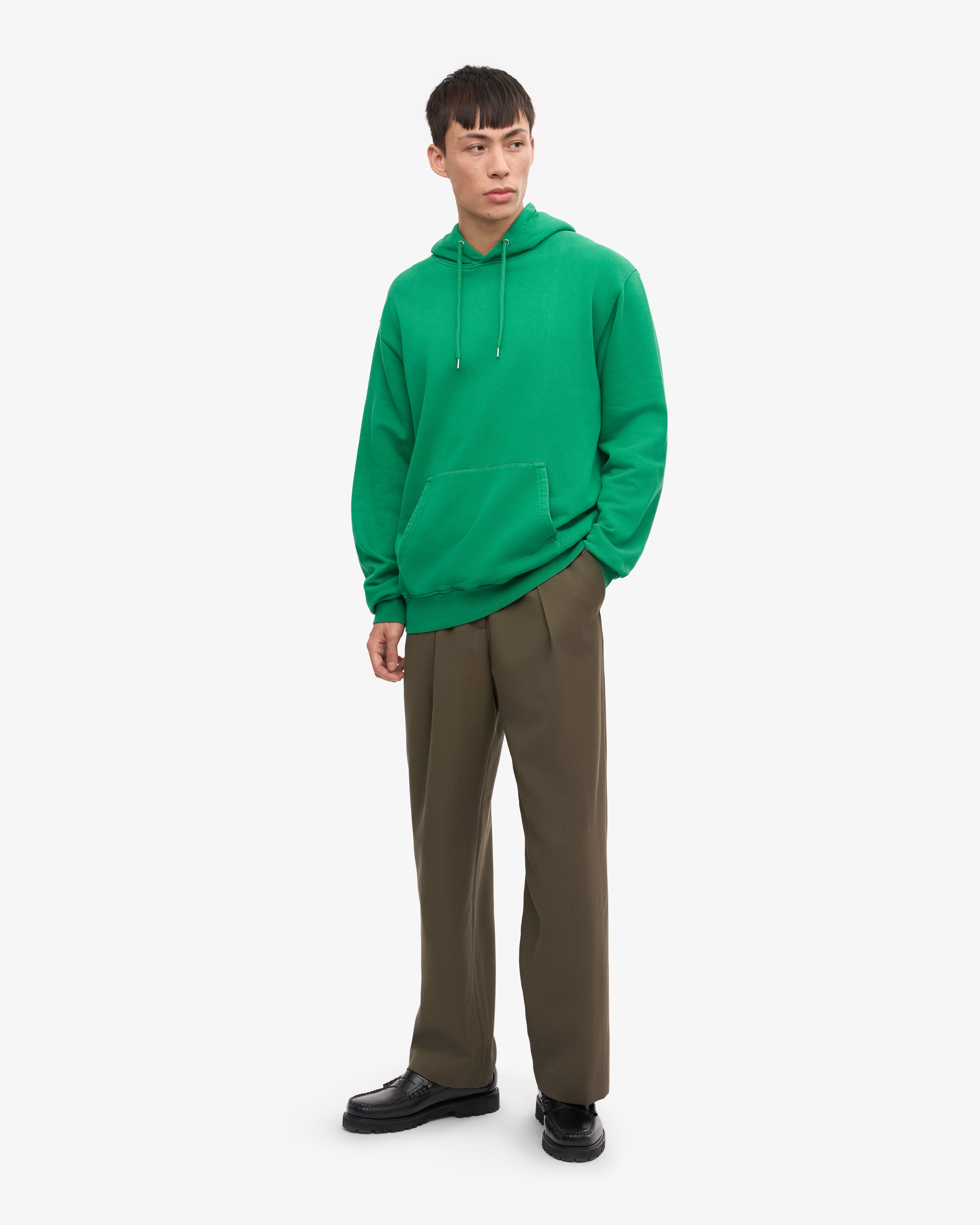Classic Organic Hood - Kelly Green XS