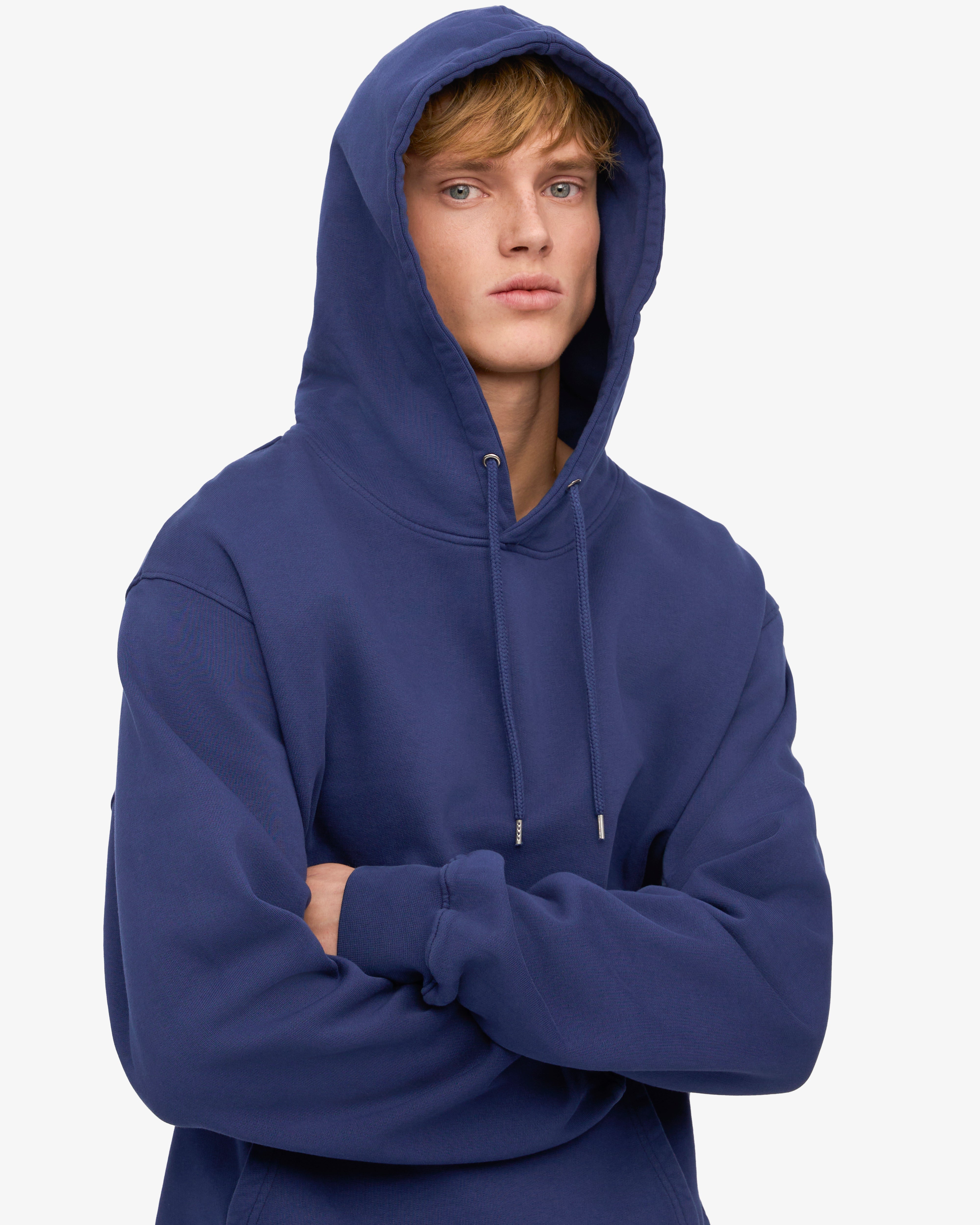 Classic Organic Hood - Marine Blue XS