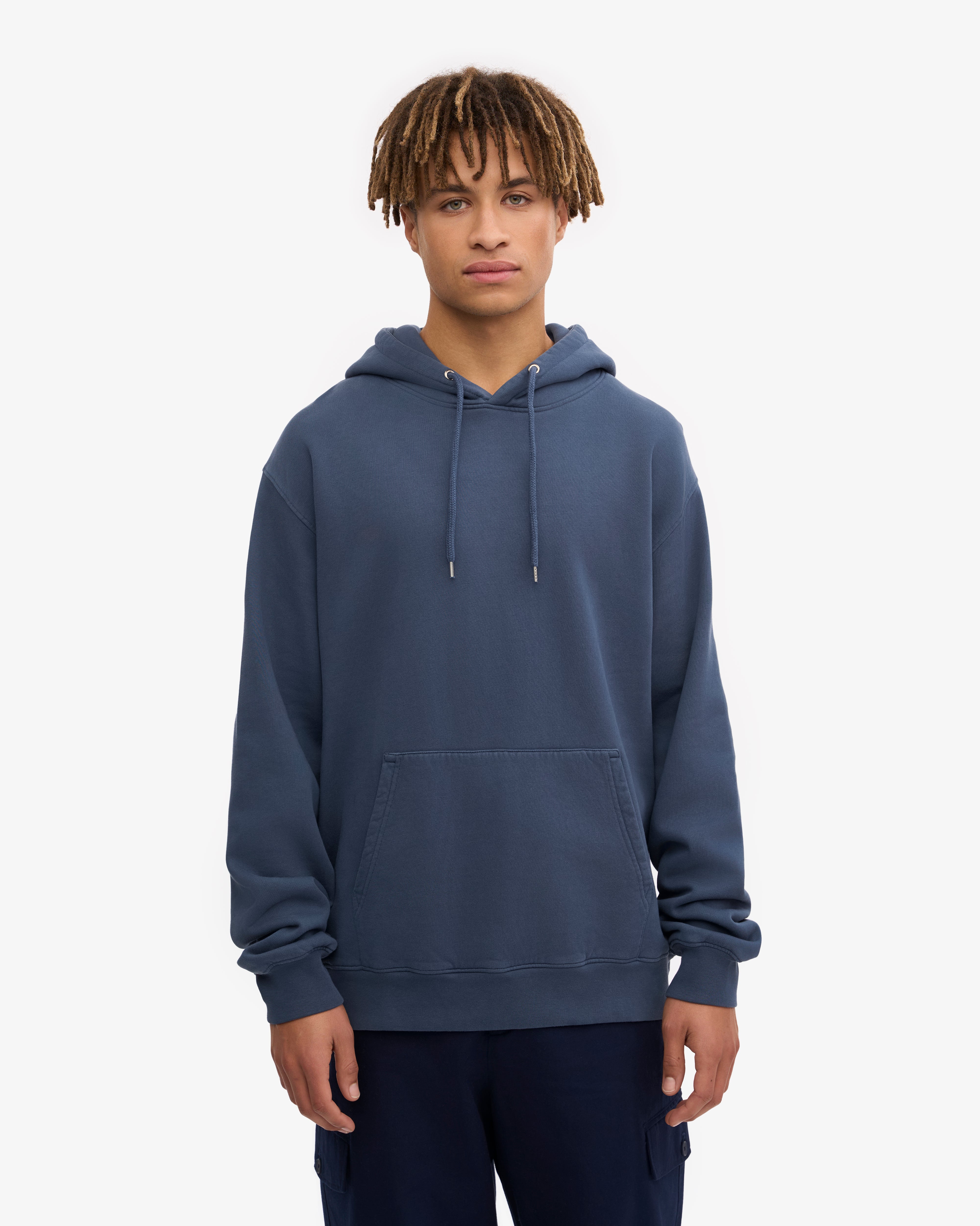 Classic Organic Hood - Petrol Blue XS