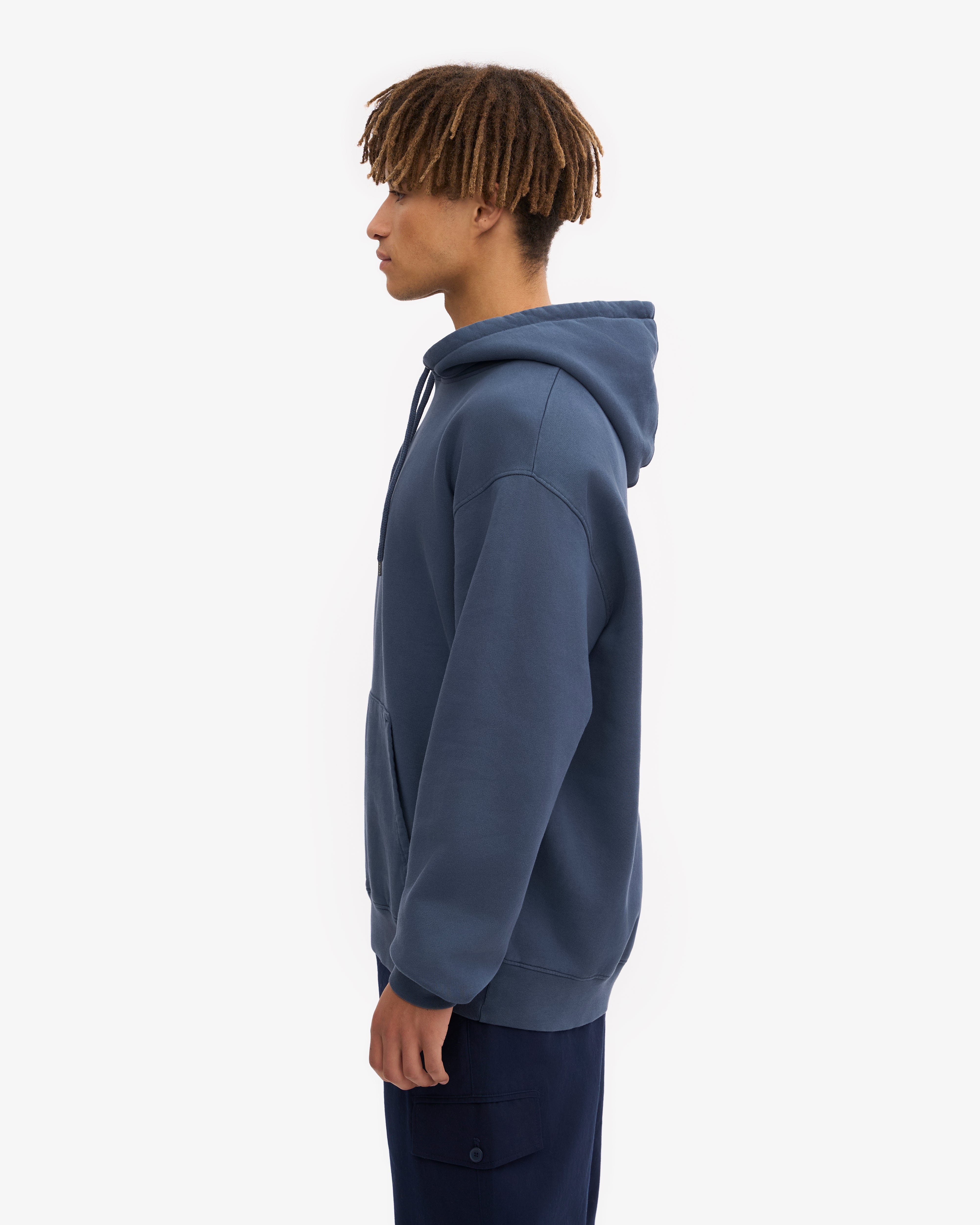 Classic Organic Hood - Petrol Blue XS