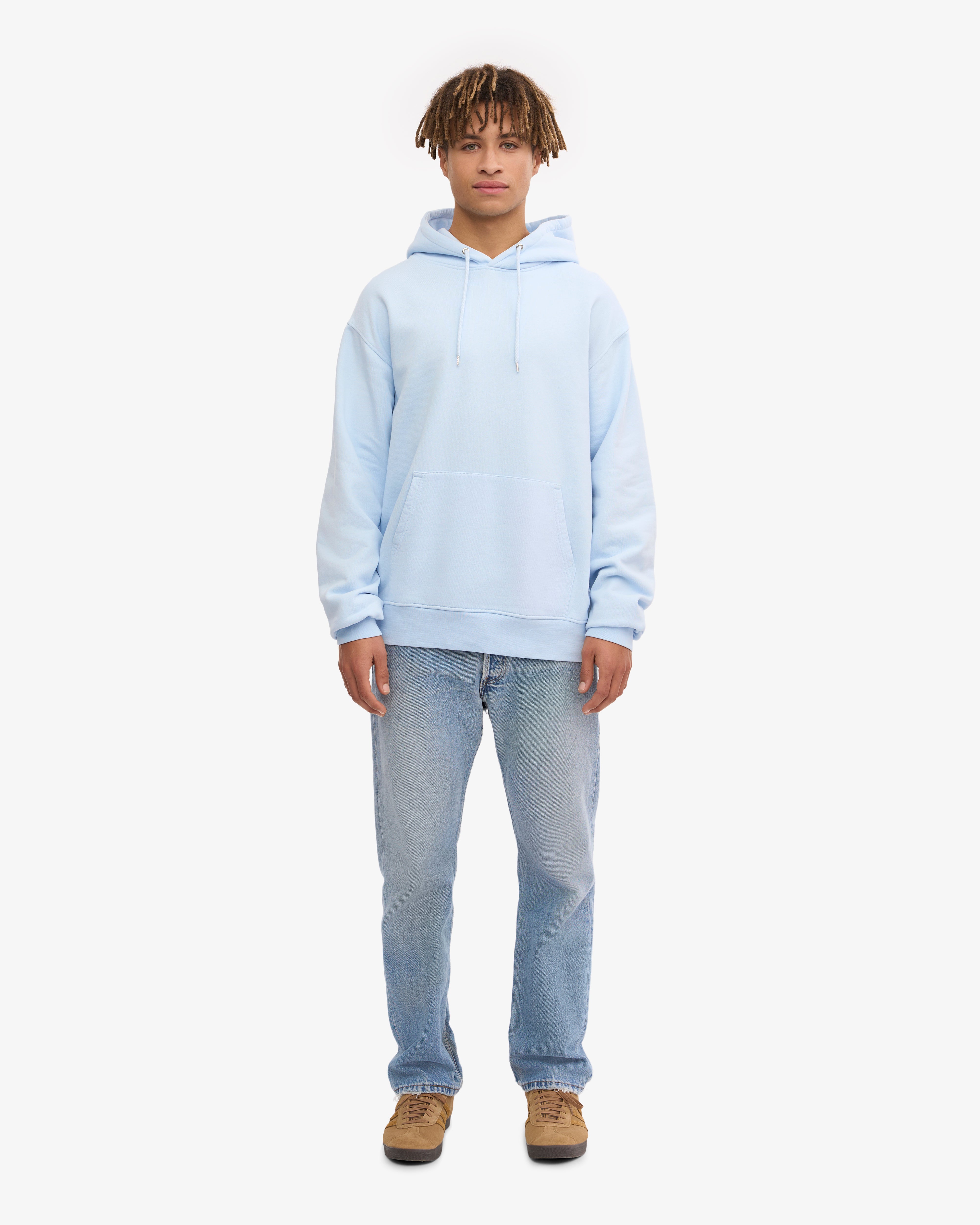 Classic Organic Hood - Polar Blue XS
