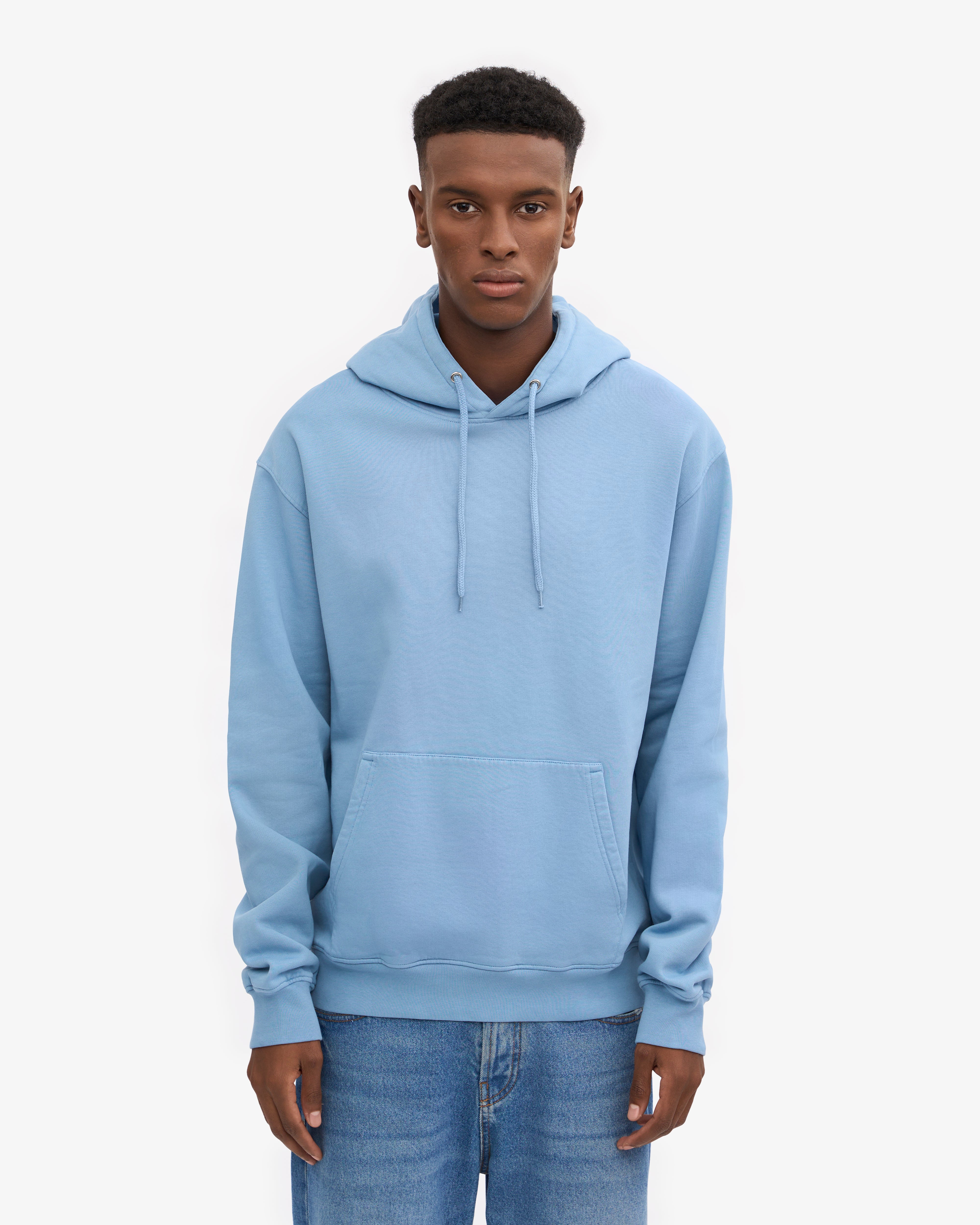 Classic Organic Hood - Seaside Blue XS