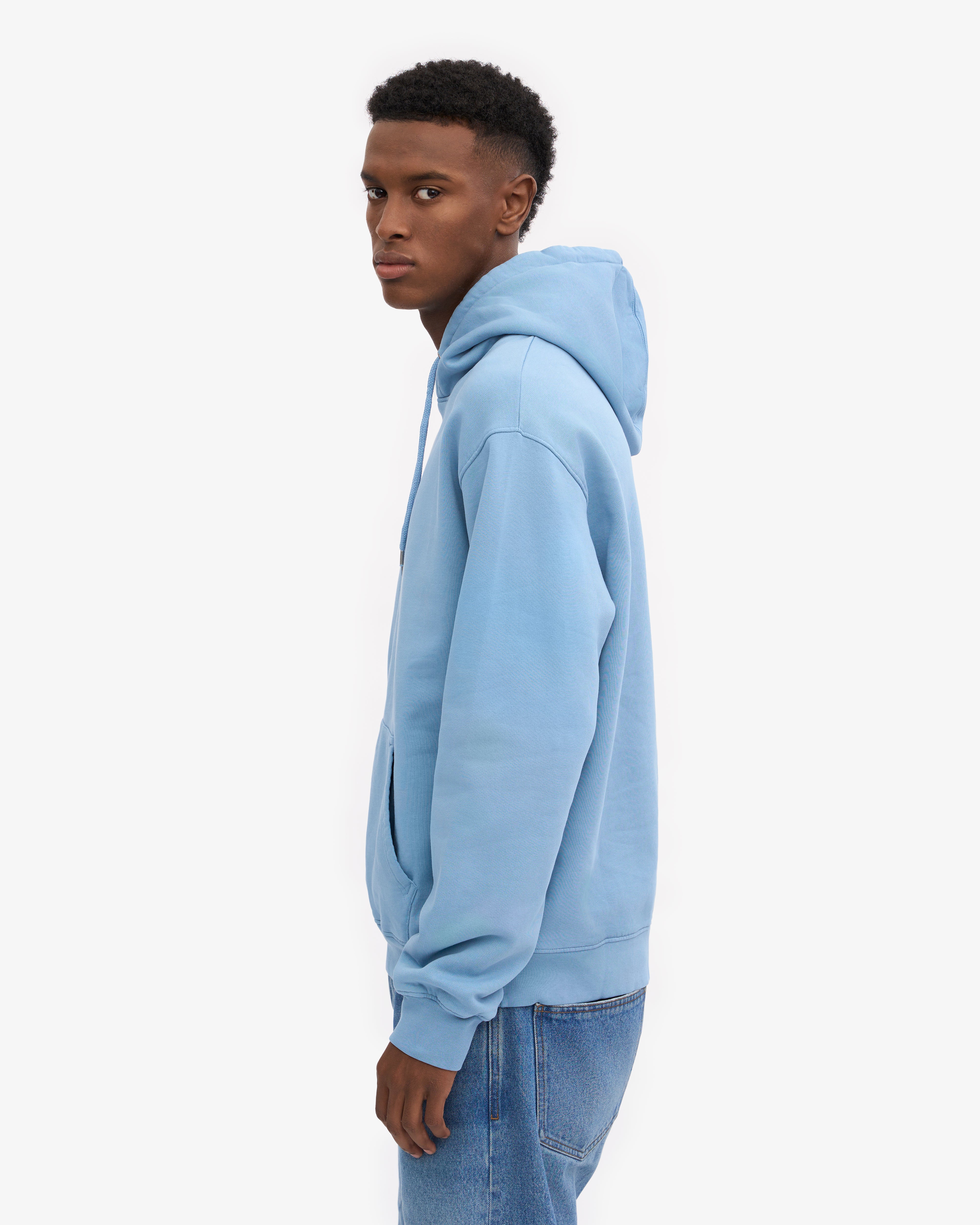 Classic Organic Hood - Seaside Blue XS