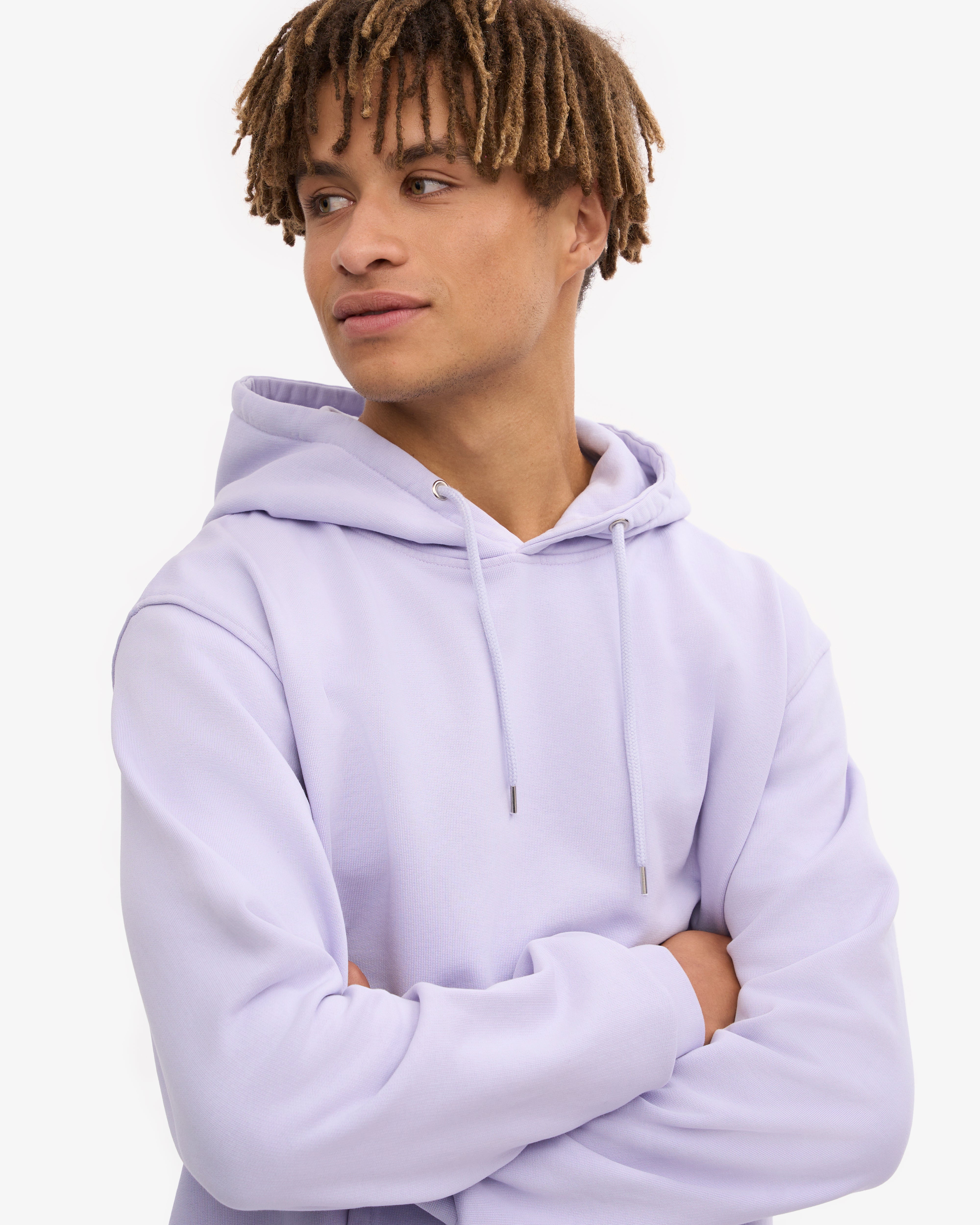 Classic Organic Hood - Soft Lavender XS