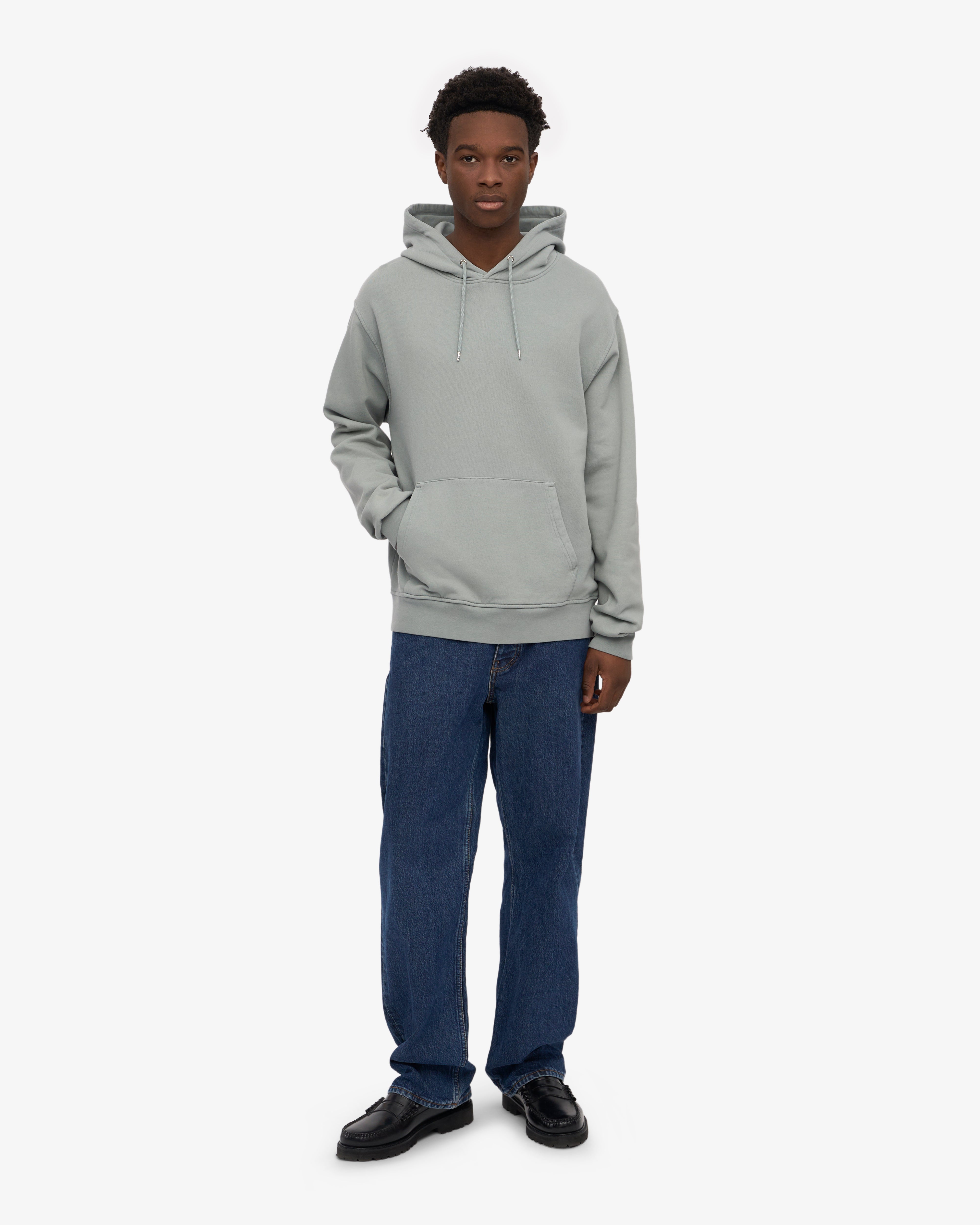 Classic Organic Hood - Steel Blue XS