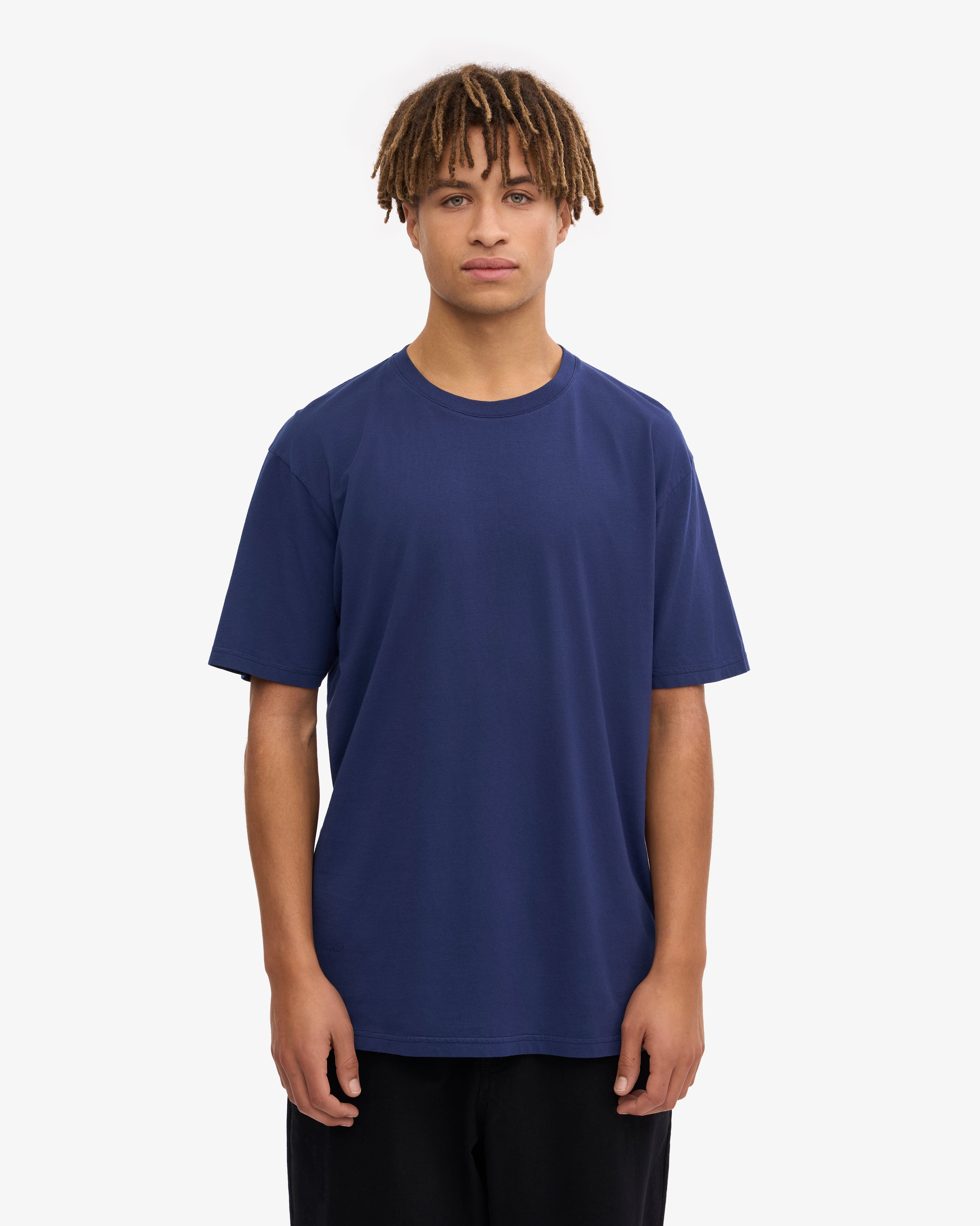 Classic Organic Tee - Marine Blue XS