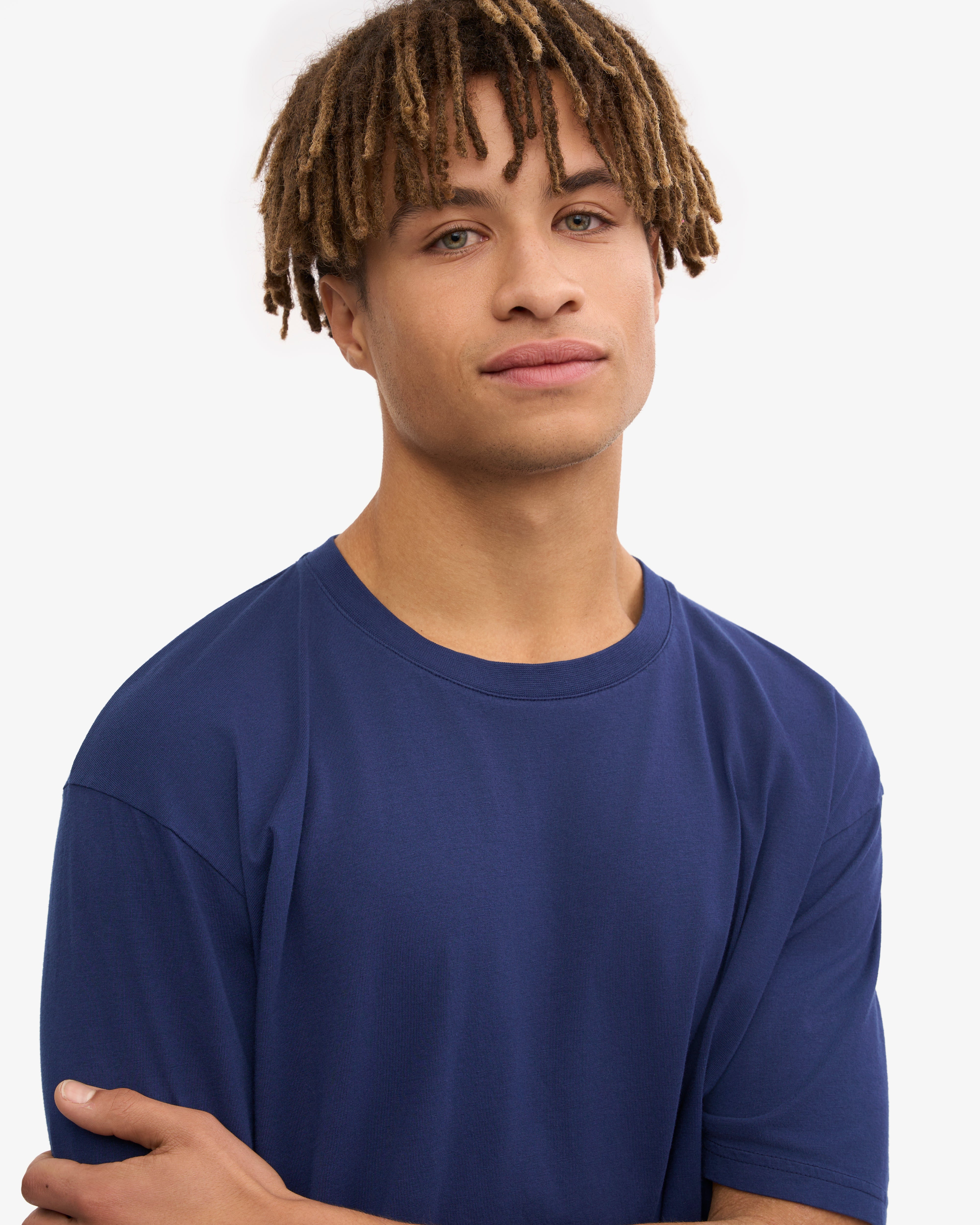 Classic Organic Tee - Marine Blue XS