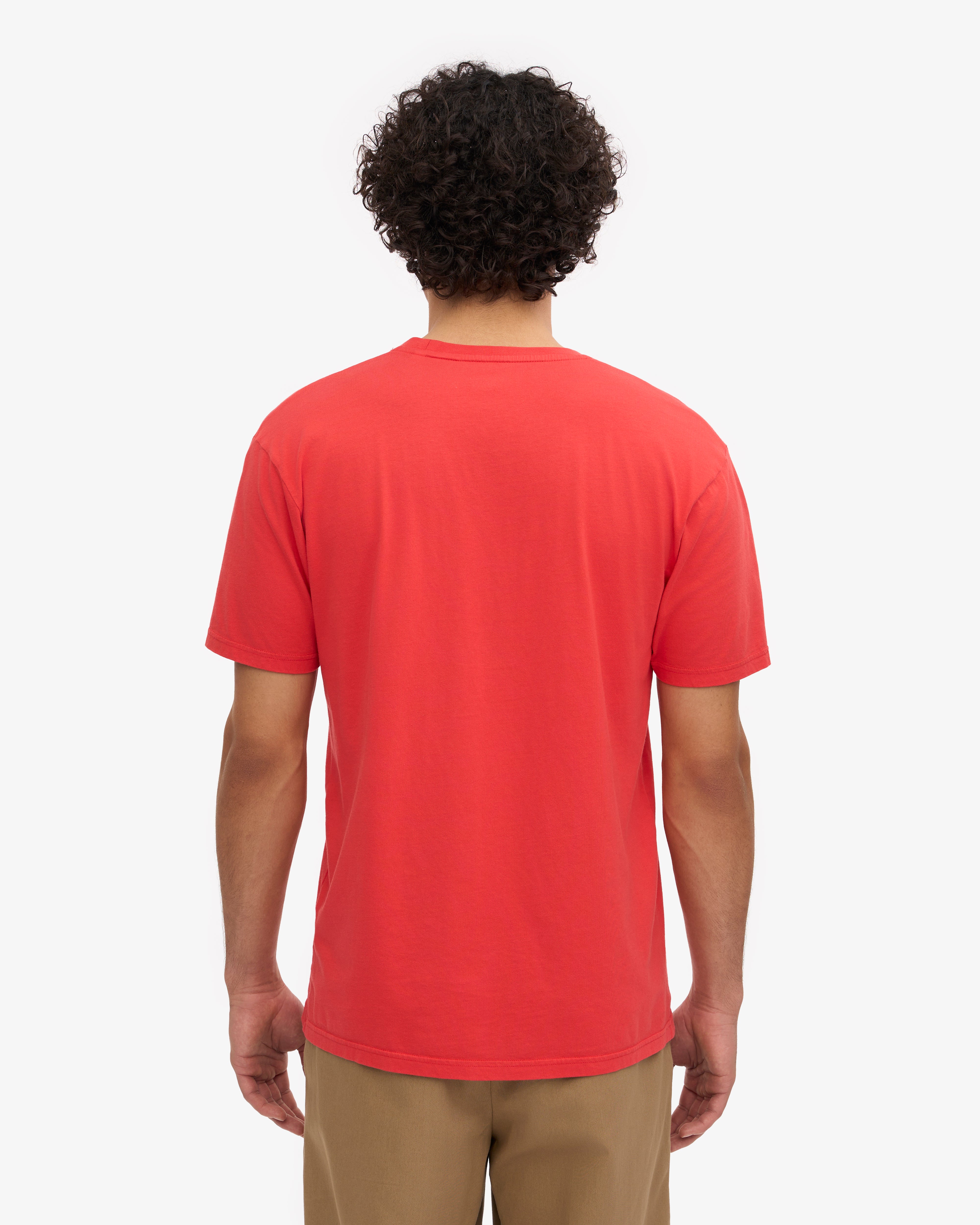 Classic Organic Tee - Red Tangerine XS