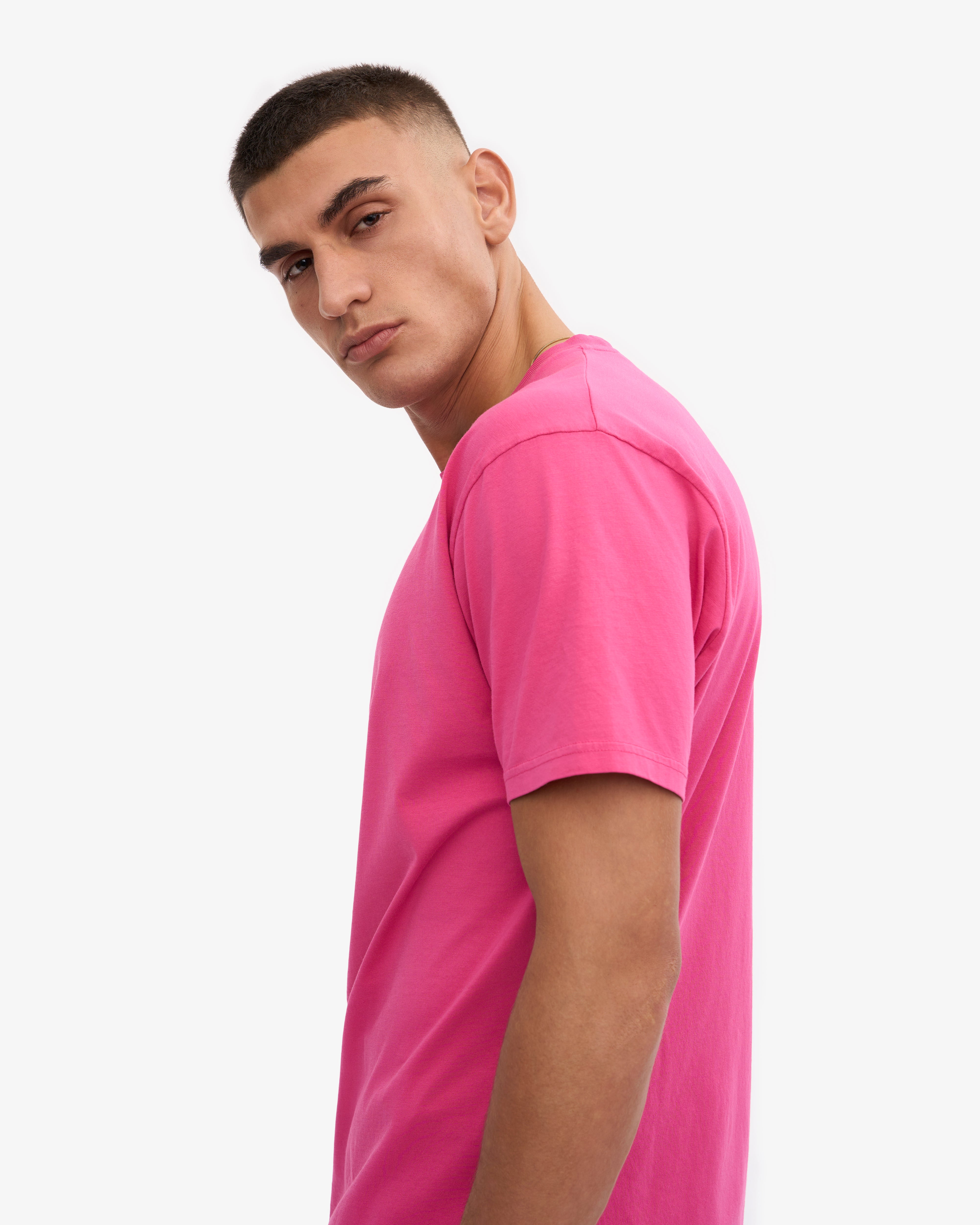 Classic Organic Tee - Bubblegum Pink XS