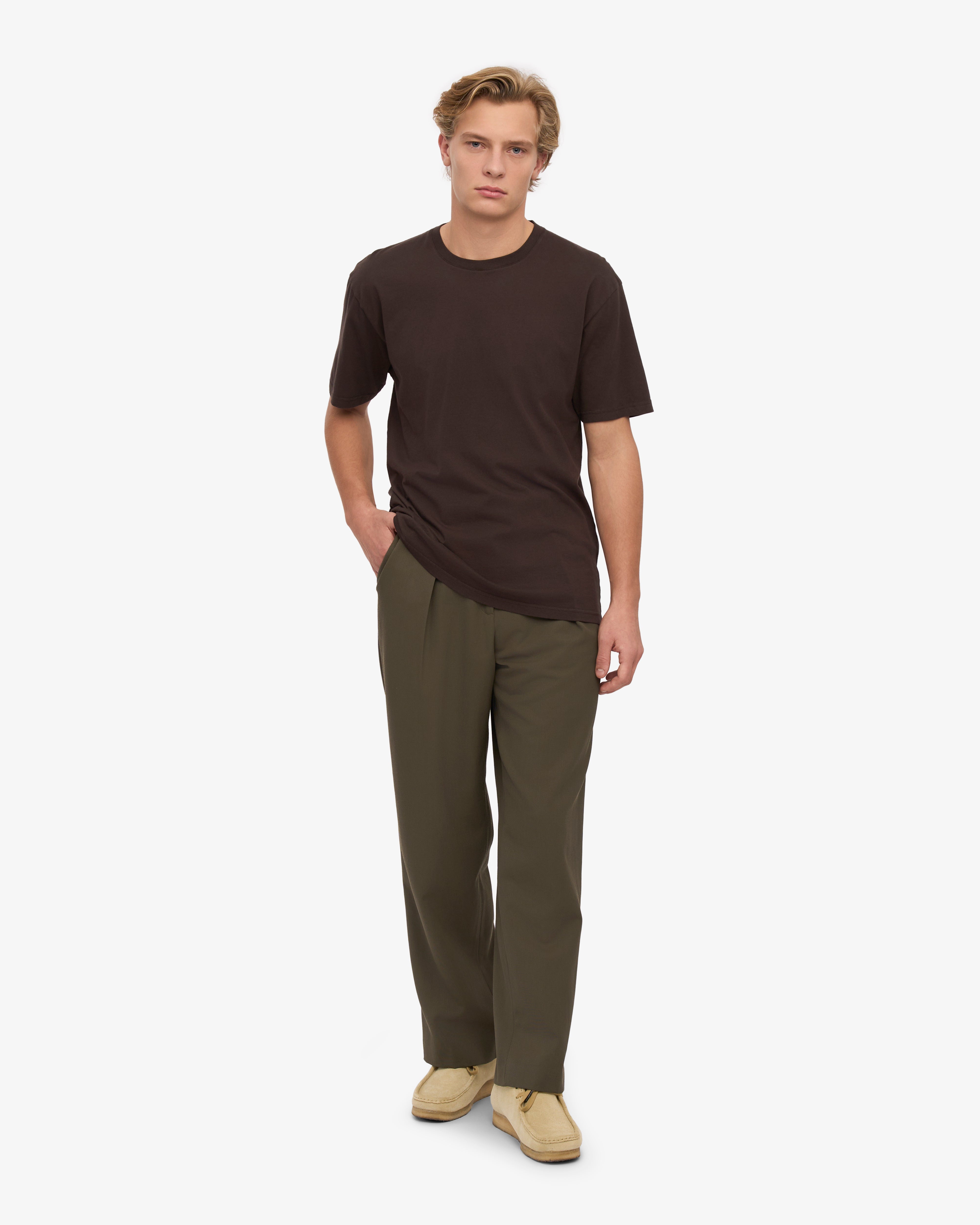 Classic Organic Tee - Coffee Brown XS