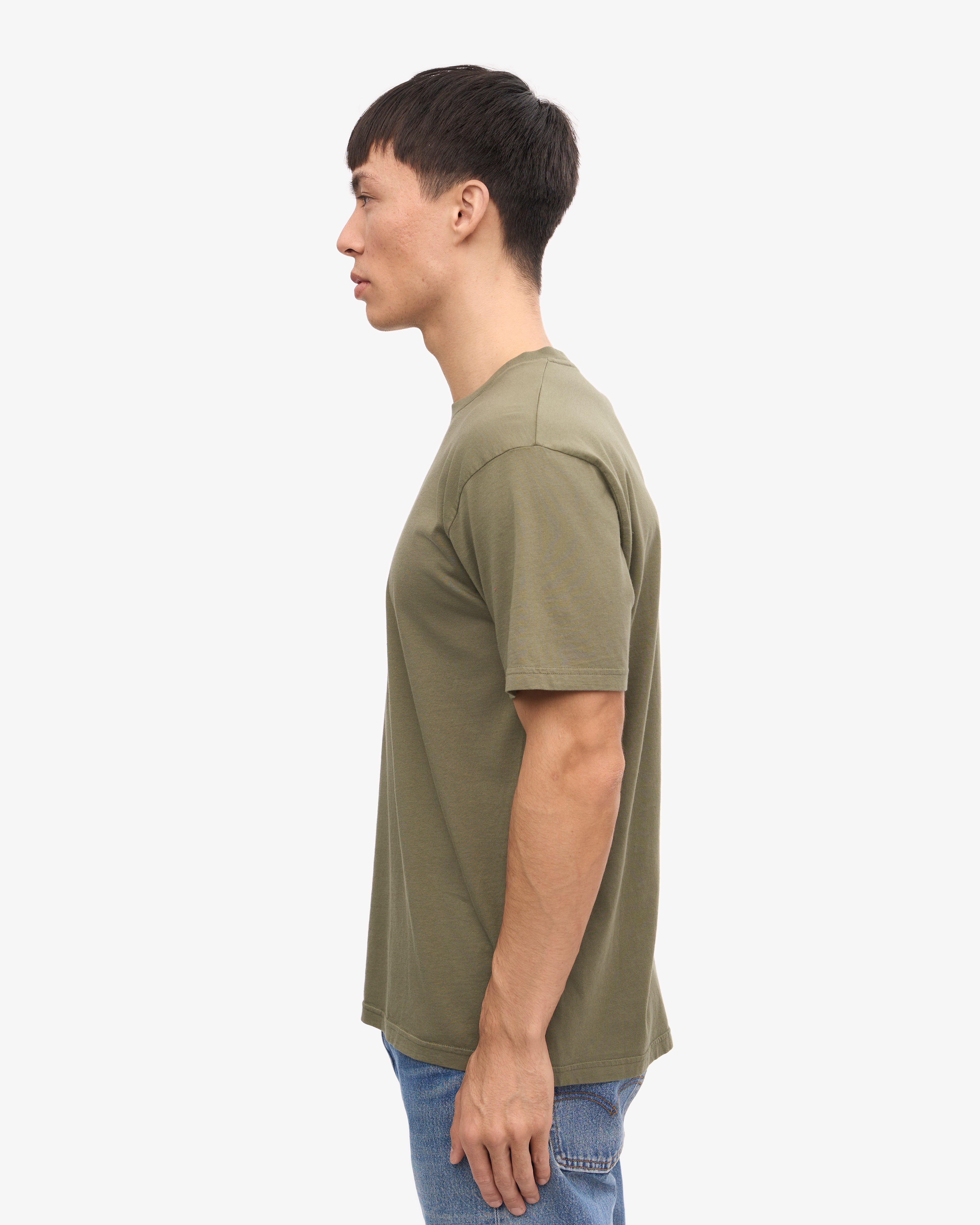 Classic Organic Tee - Dusty Olive XS