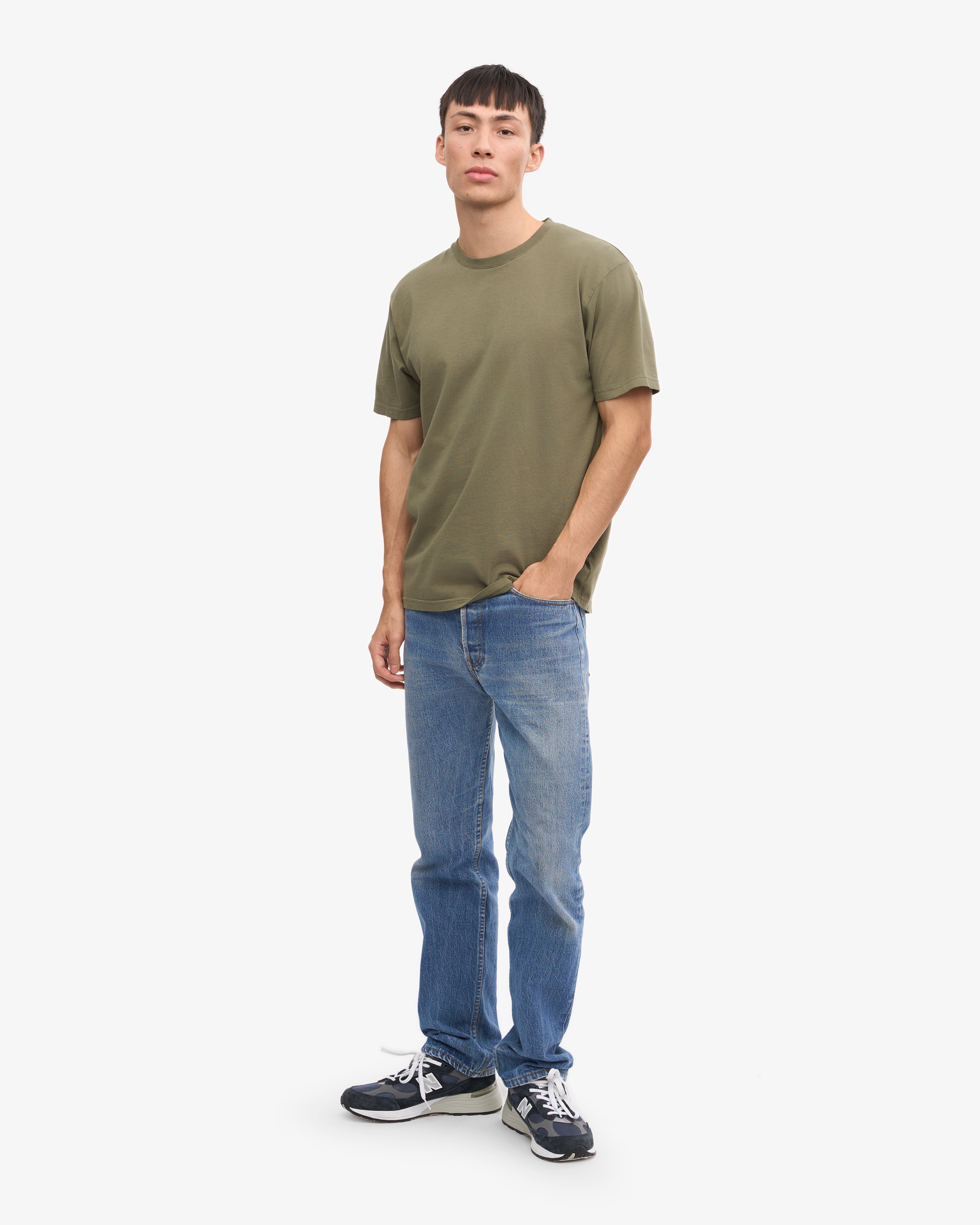 Classic Organic Tee - Dusty Olive XS