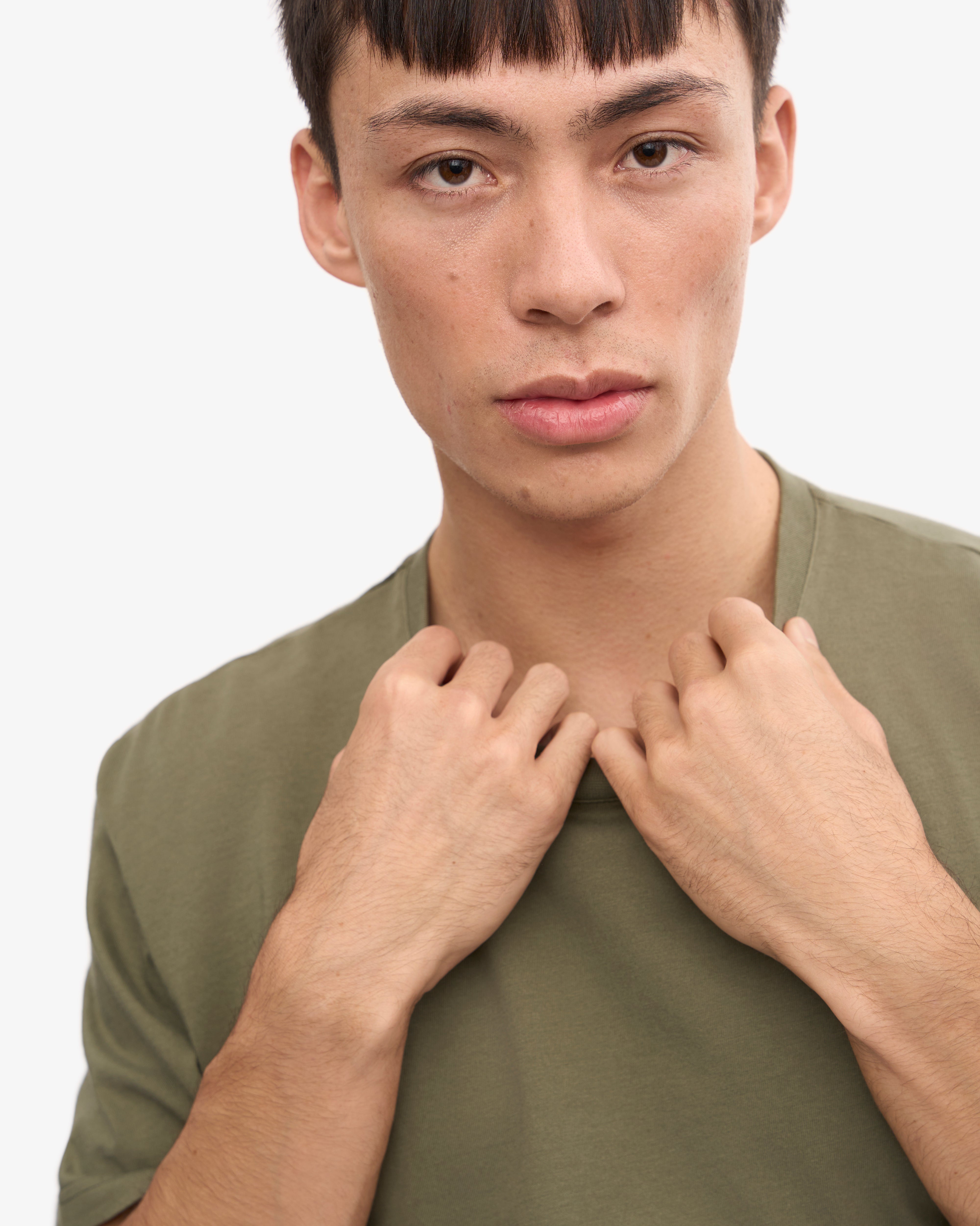 Classic Organic Tee - Dusty Olive XS