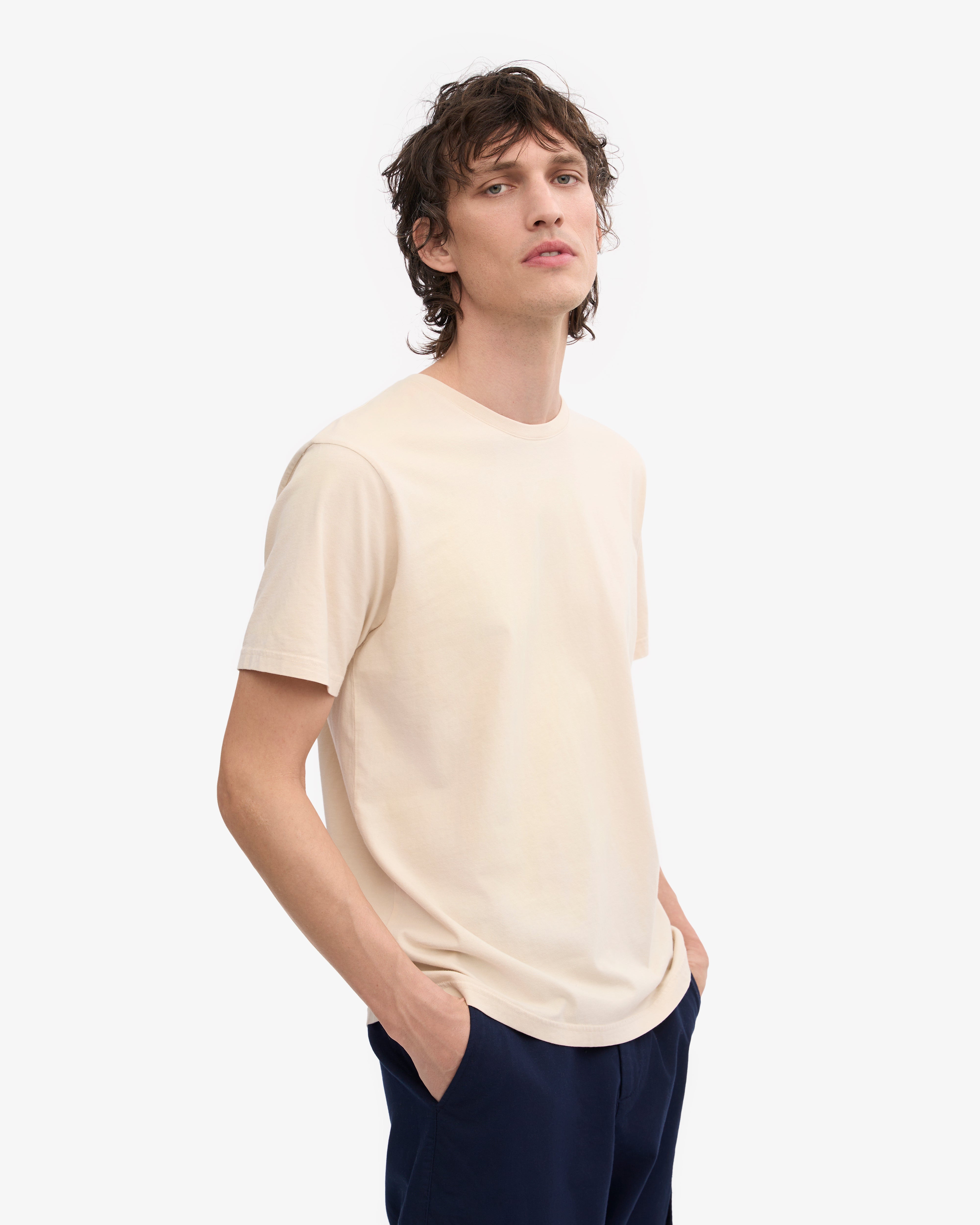 Classic Organic Tee - Ivory White XS