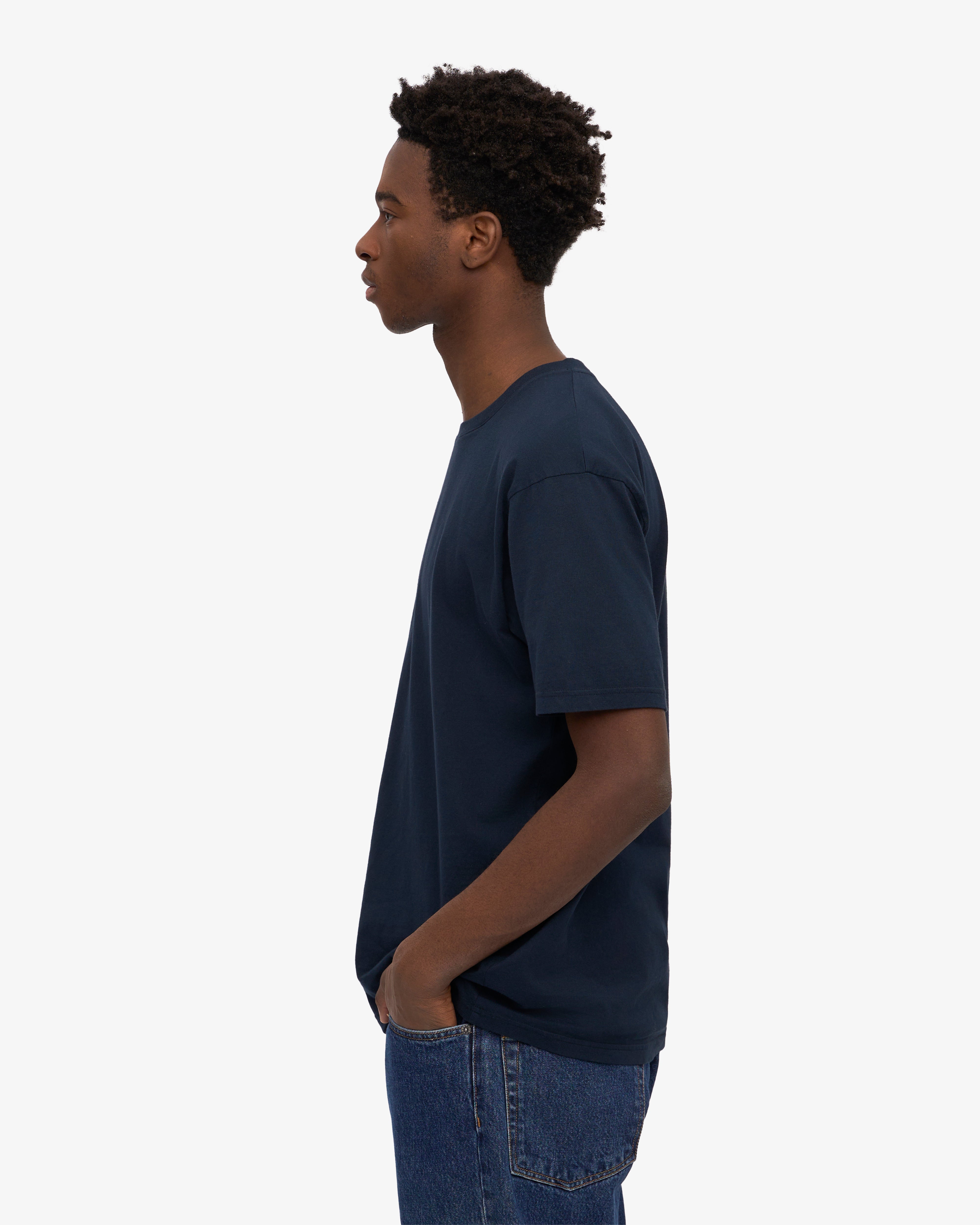 Classic Organic Tee - Navy Blue XS