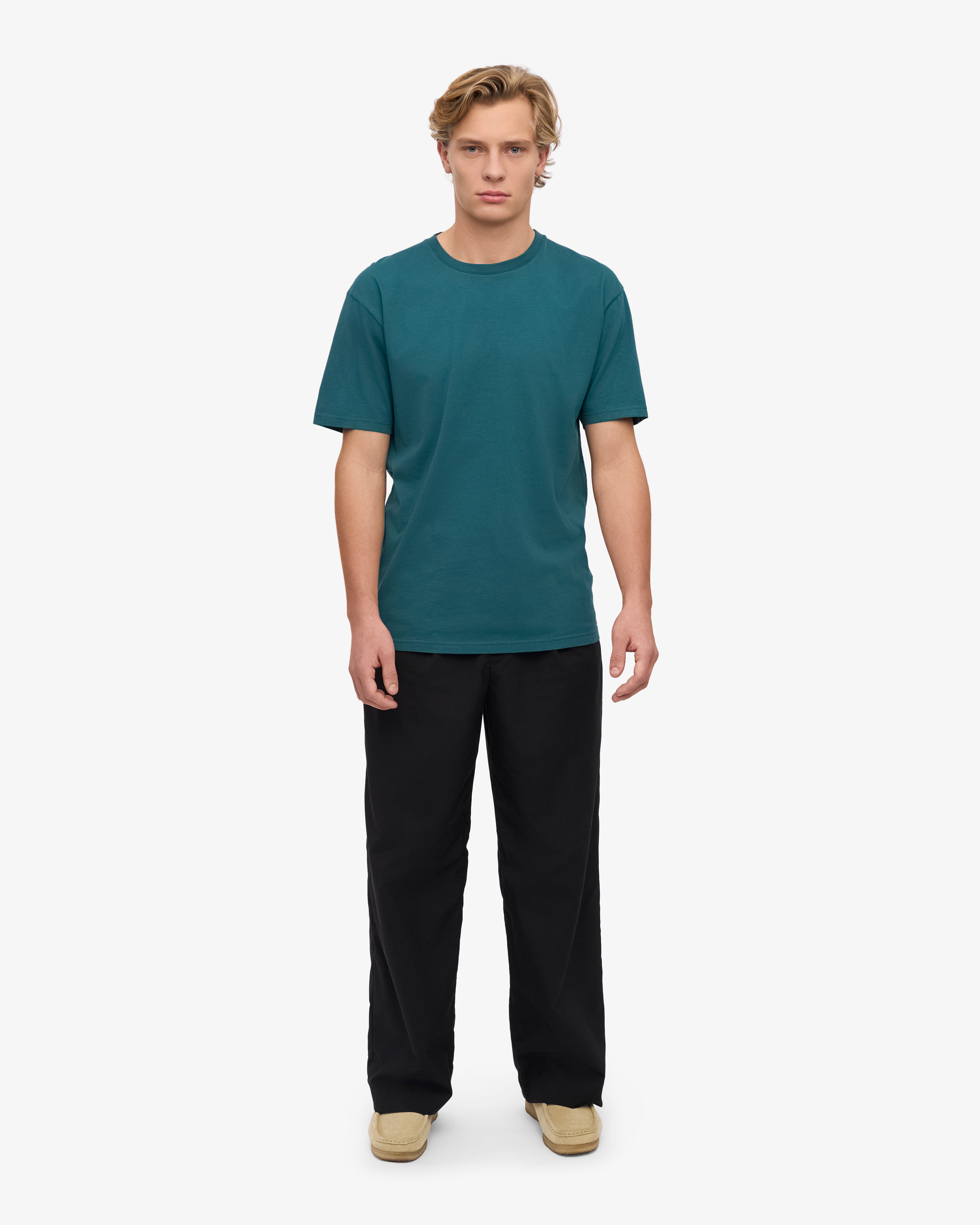 Classic Organic Tee - Ocean Green XS