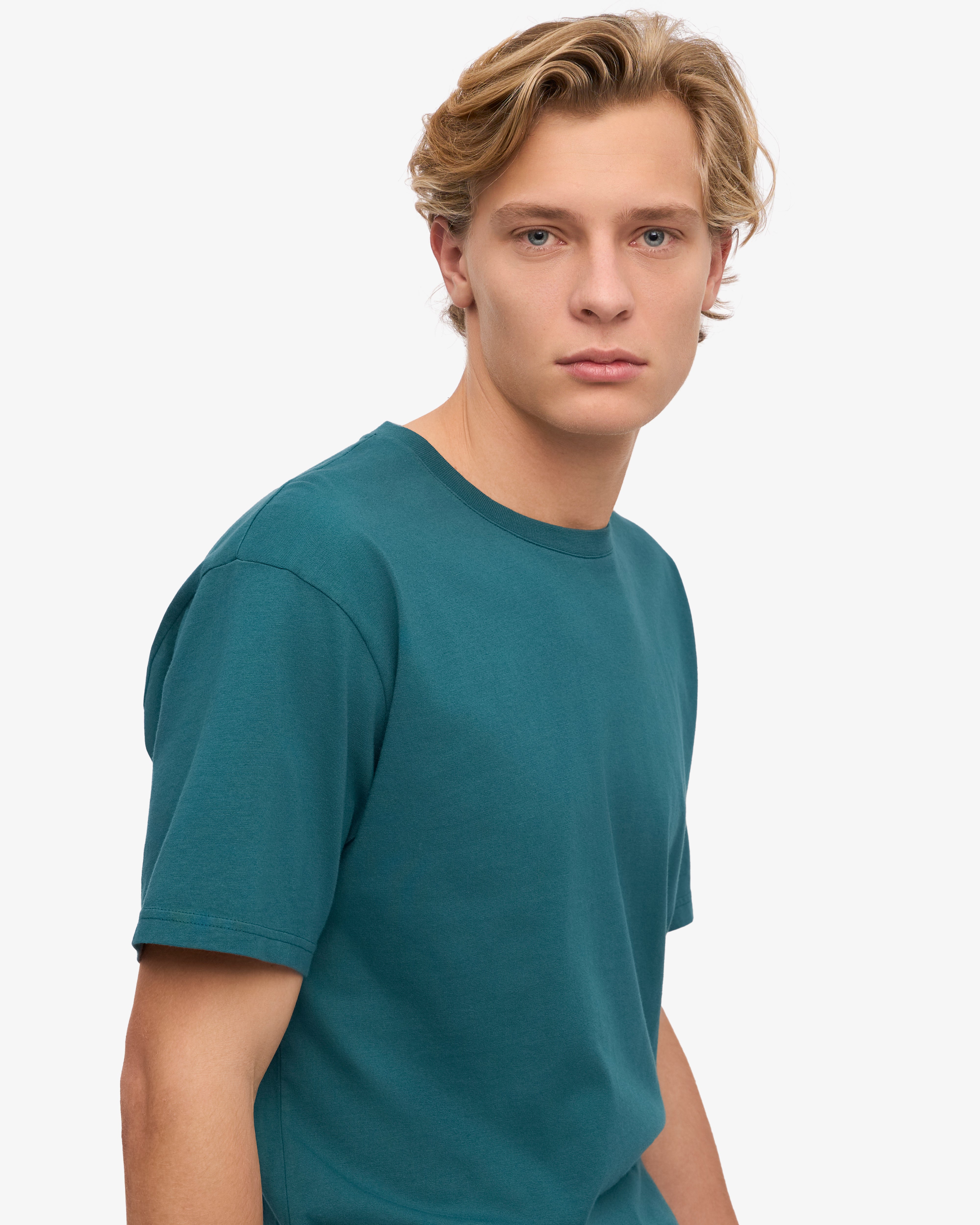 Classic Organic Tee - Ocean Green XS