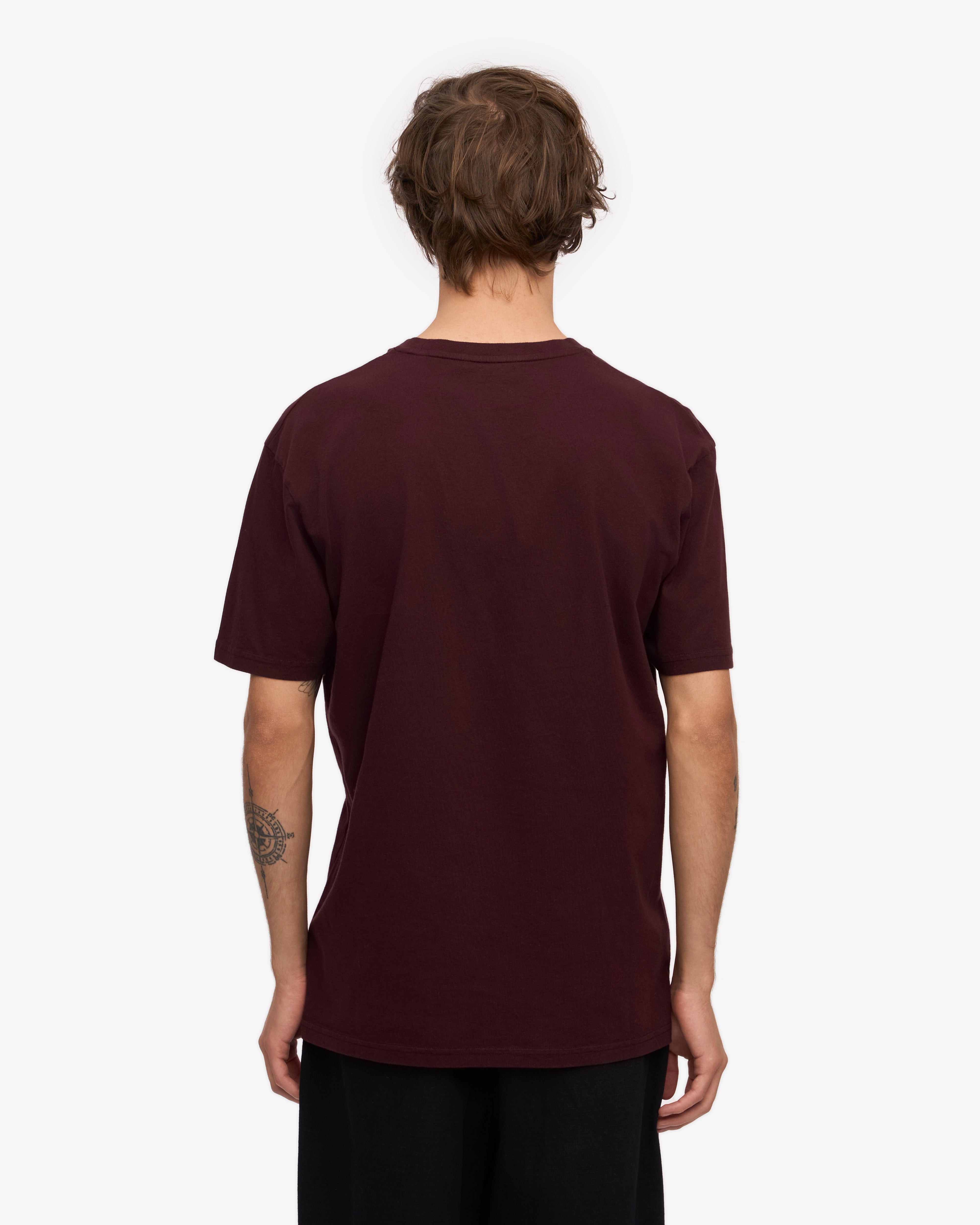 Classic Organic Tee - Oxblood Red XS
