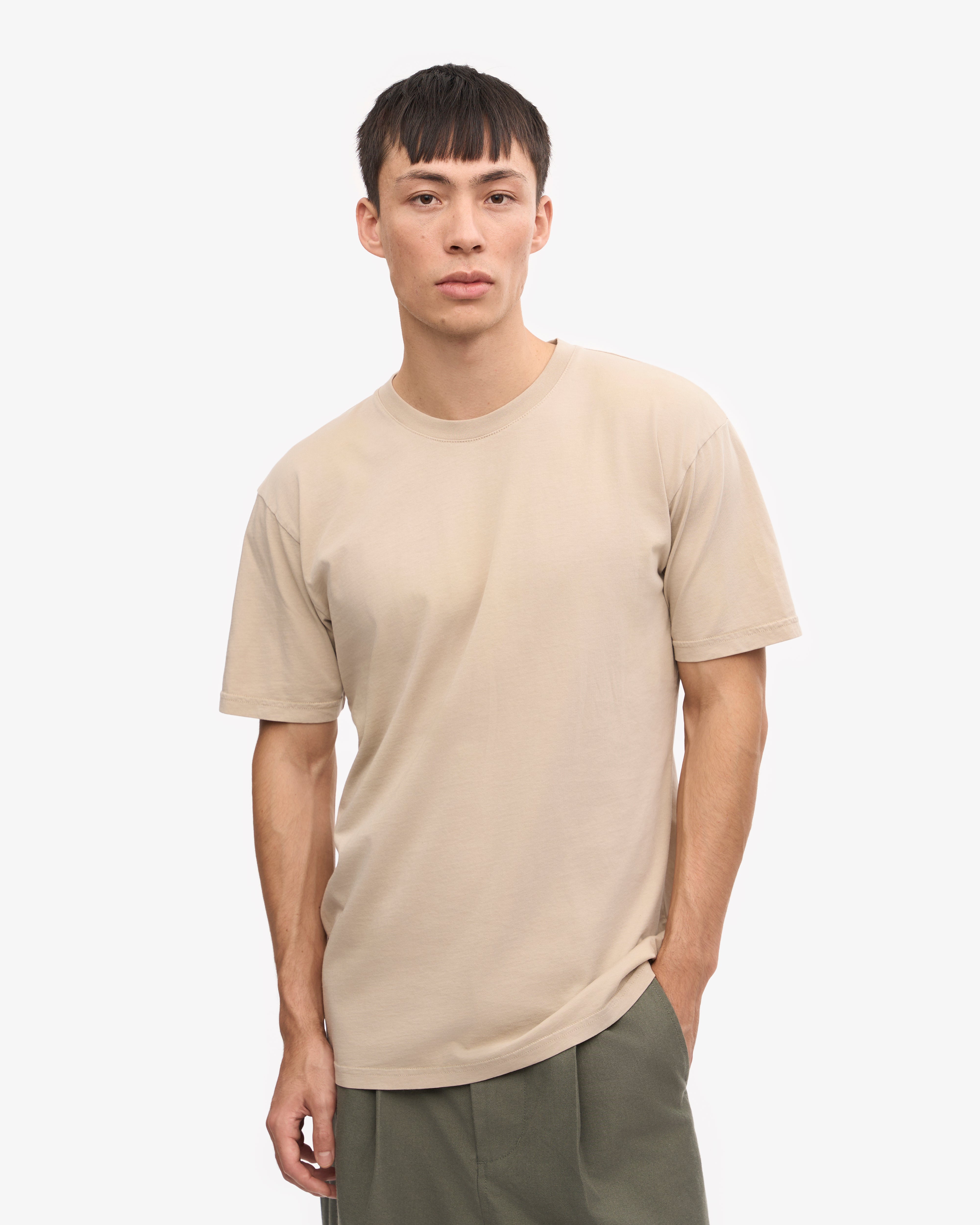 Classic Organic Tee - Oyster Grey XS
