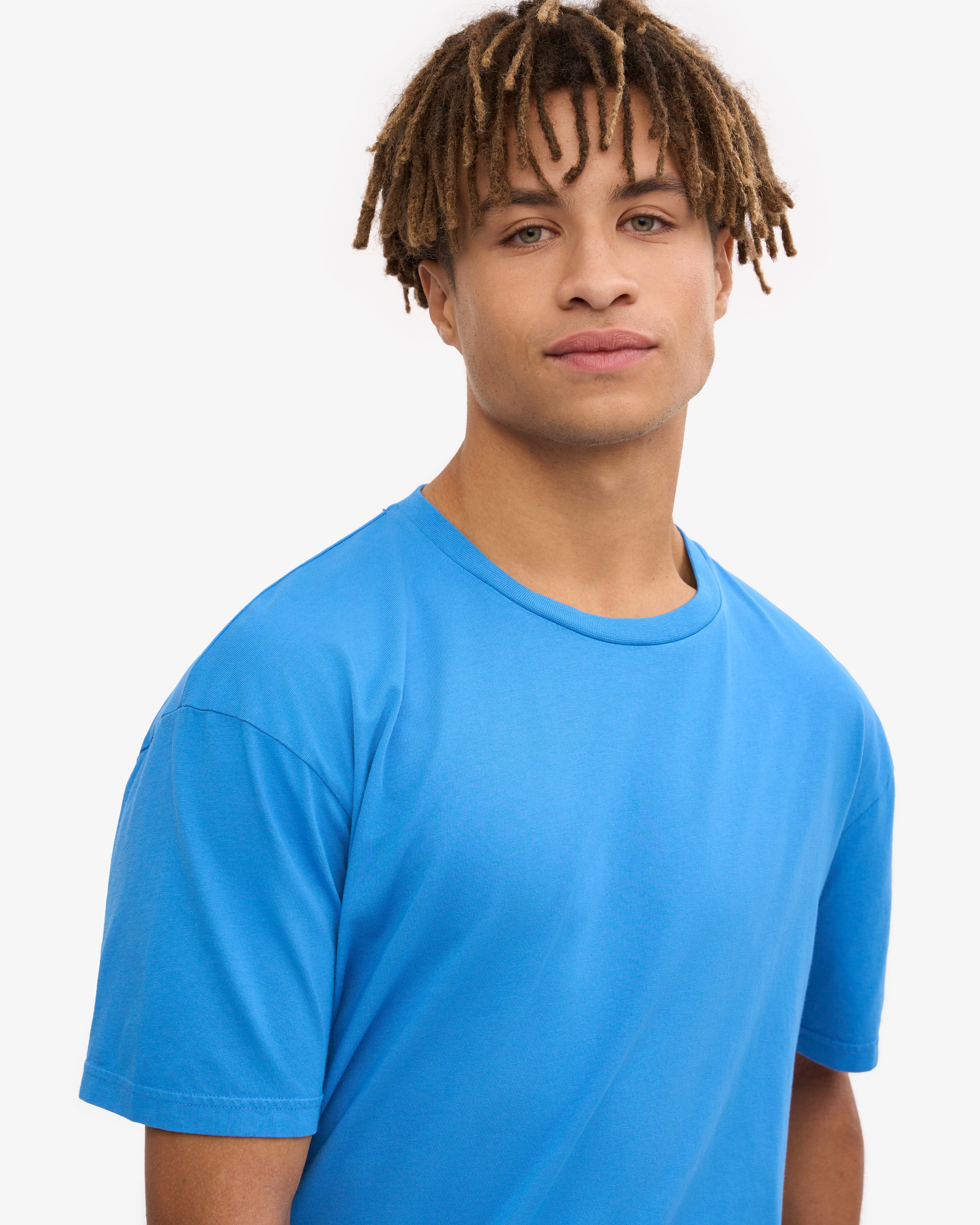 Classic Organic Tee - Pacific Blue XS