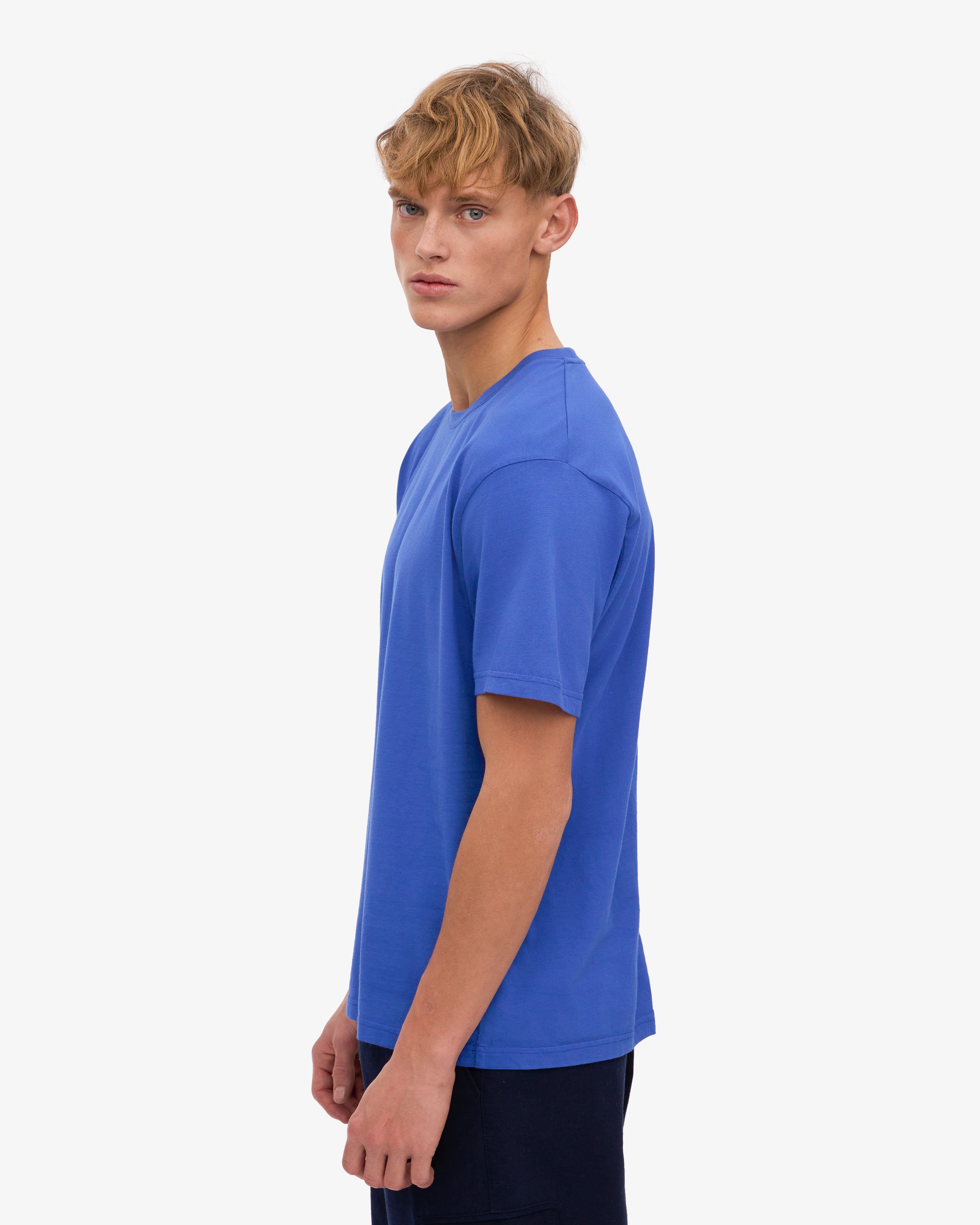 Classic Organic Tee - Sapphire Blue XS