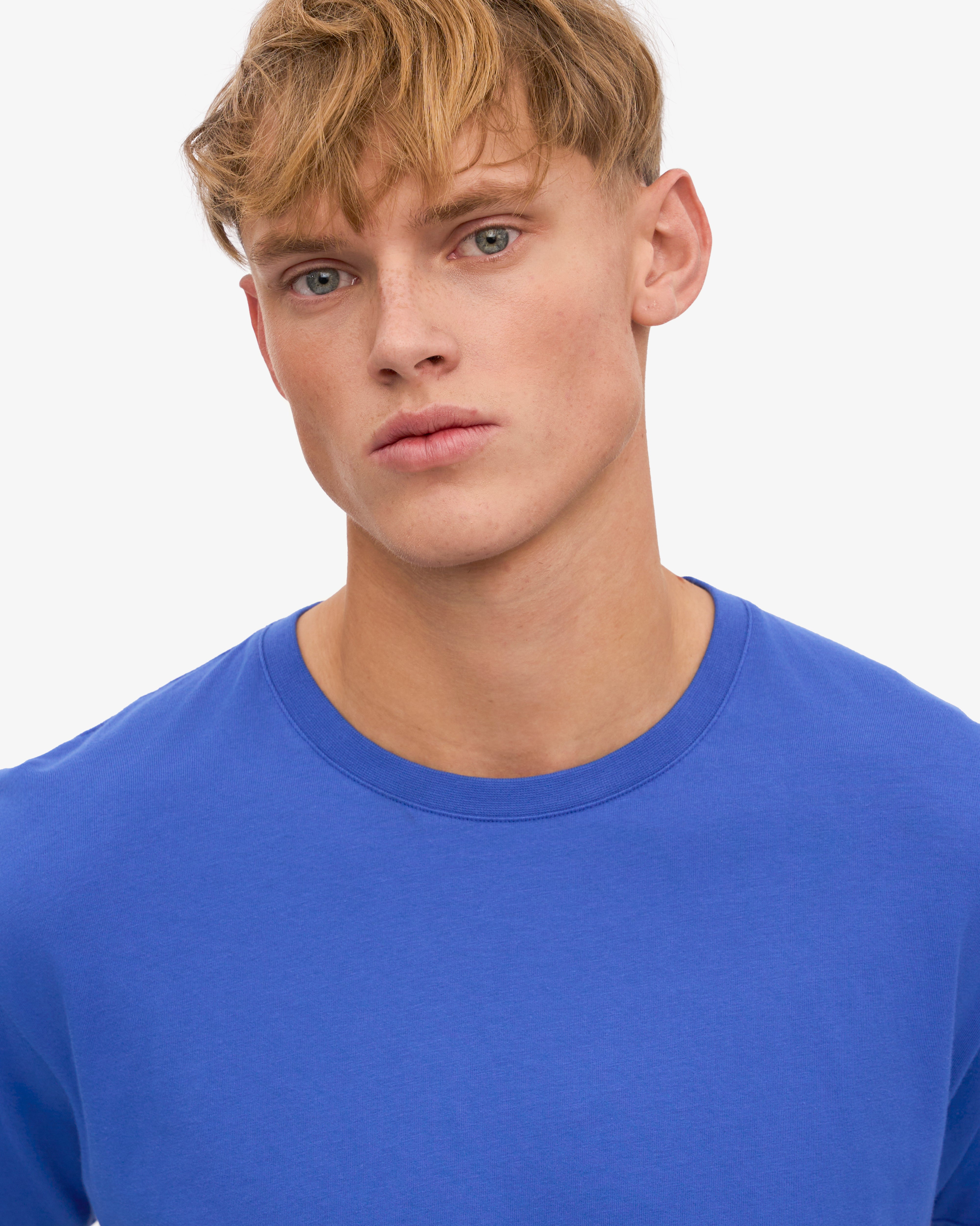 Classic Organic Tee - Sapphire Blue XS