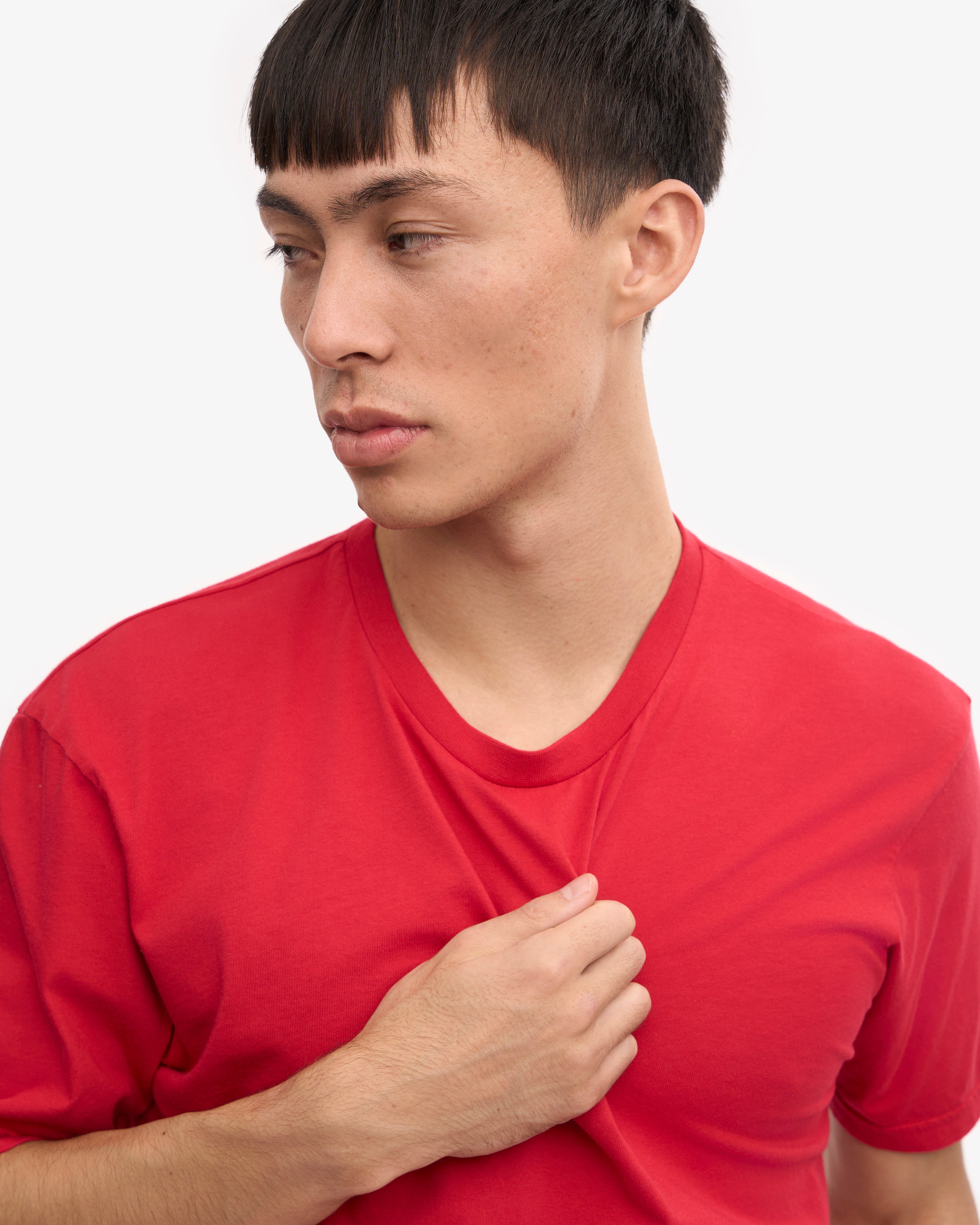 Classic Organic Tee - Scarlet Red XS