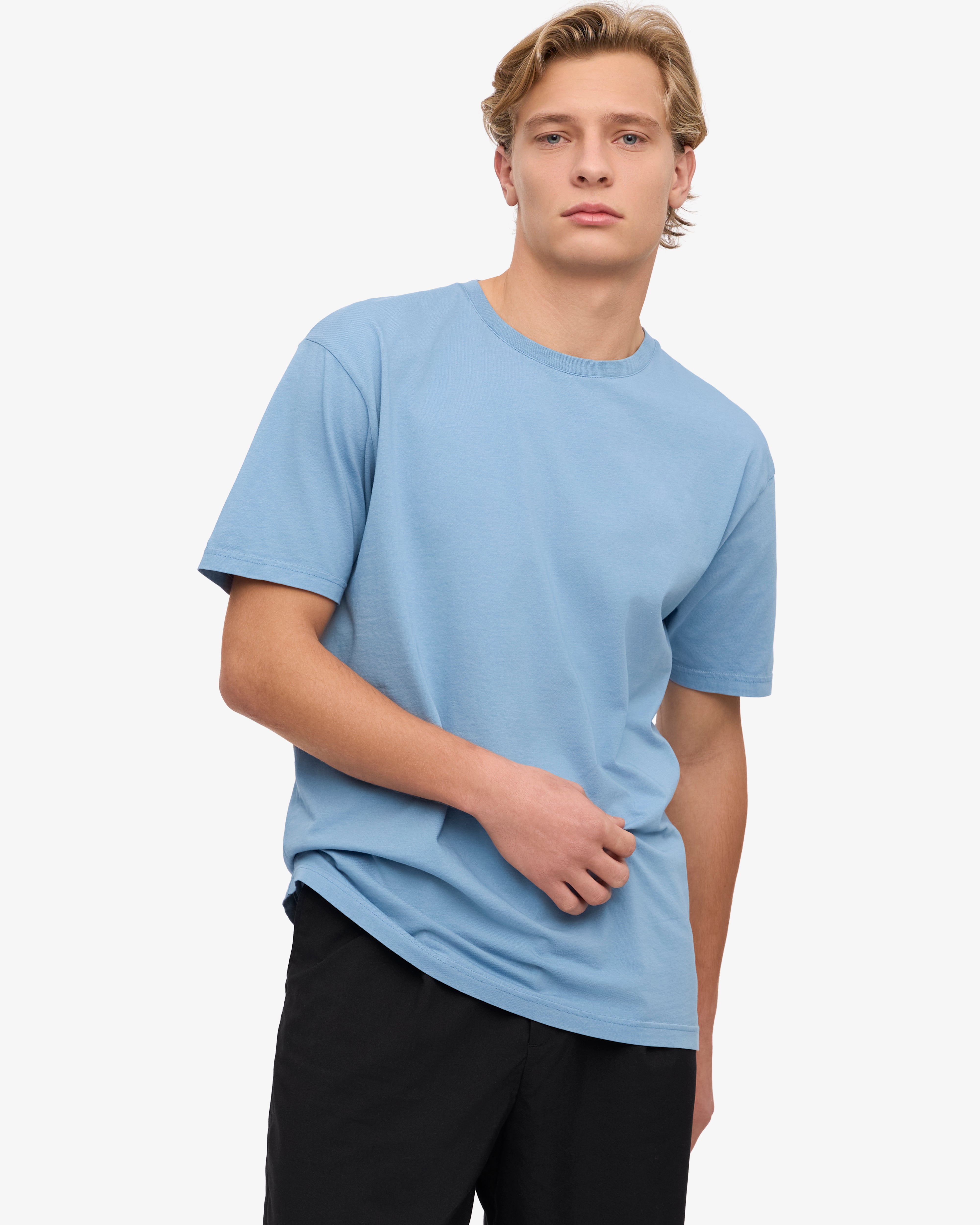 Classic Organic Tee - Seaside Blue XS