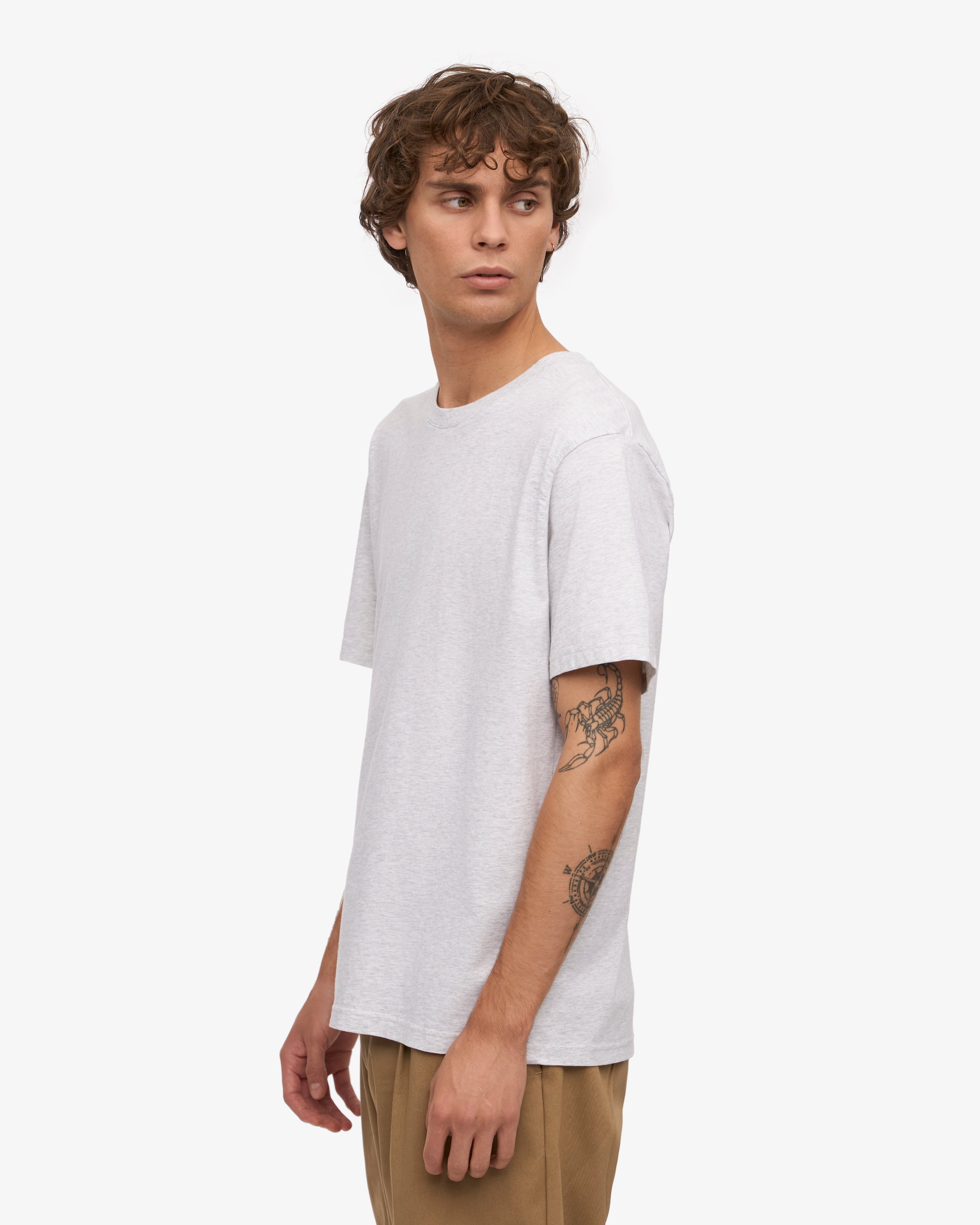 Classic Organic Tee - Snow Melange XS