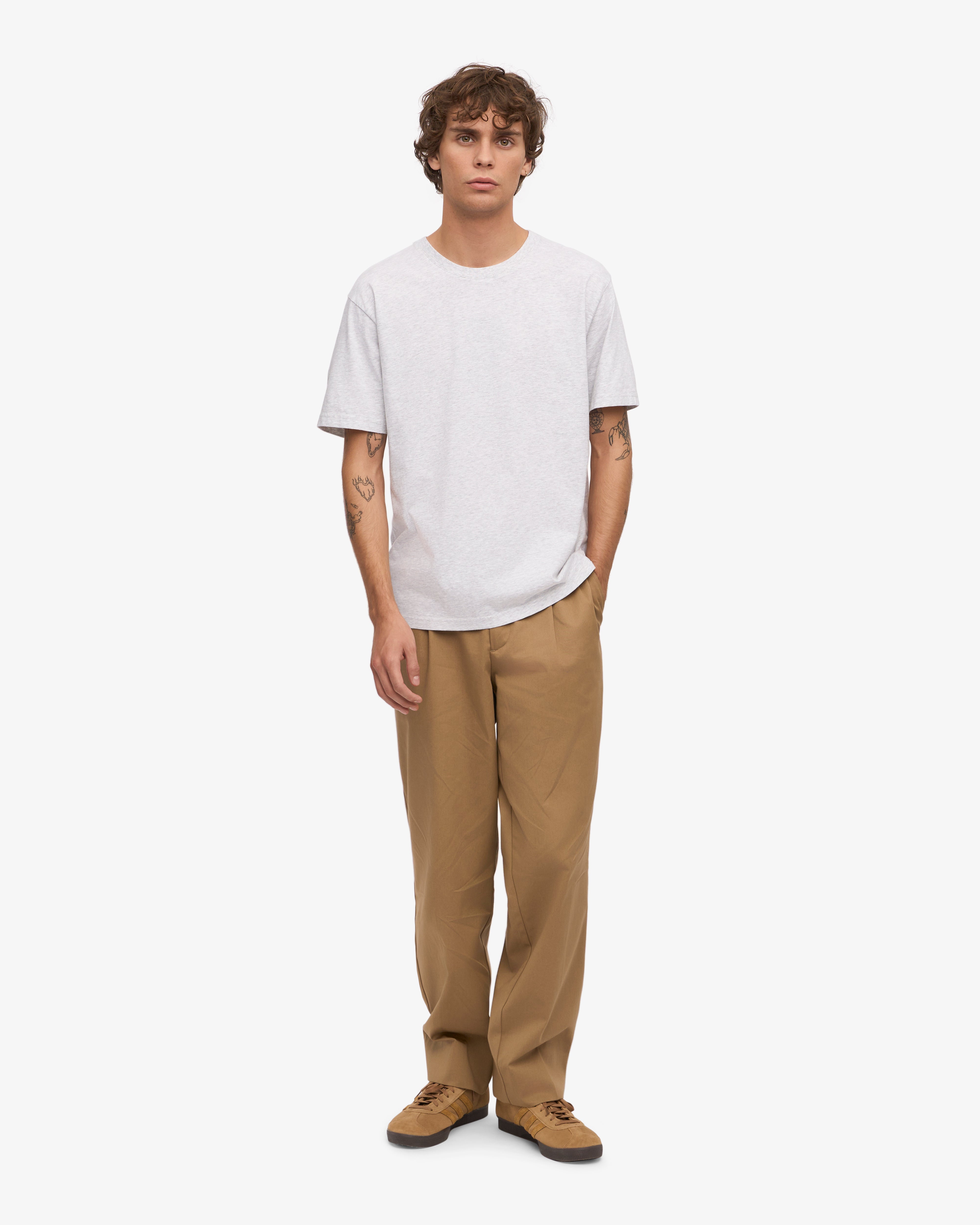 Classic Organic Tee - Snow Melange XS