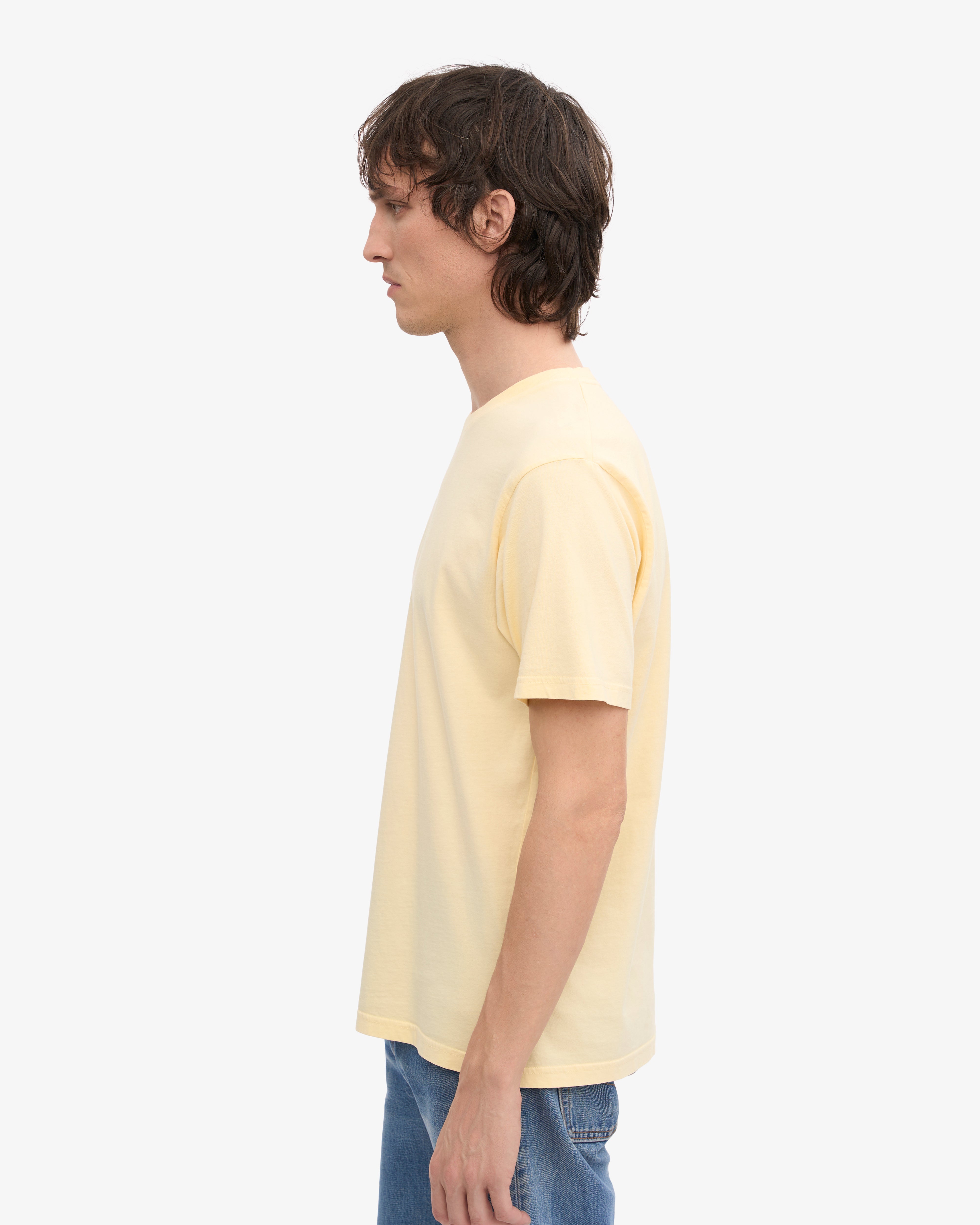 Classic Organic Tee - Soft Yellow XS