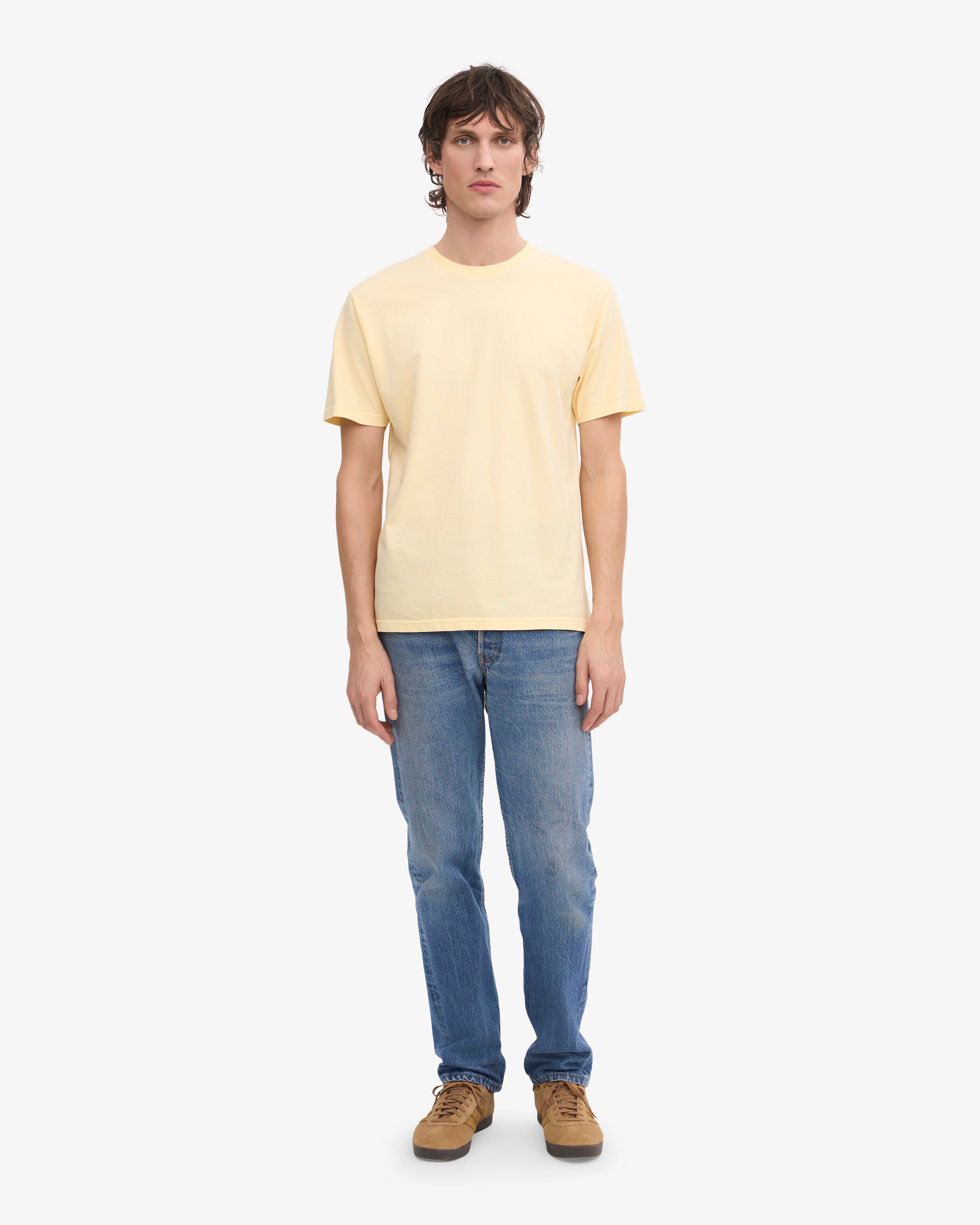 Classic Organic Tee - Soft Yellow XS