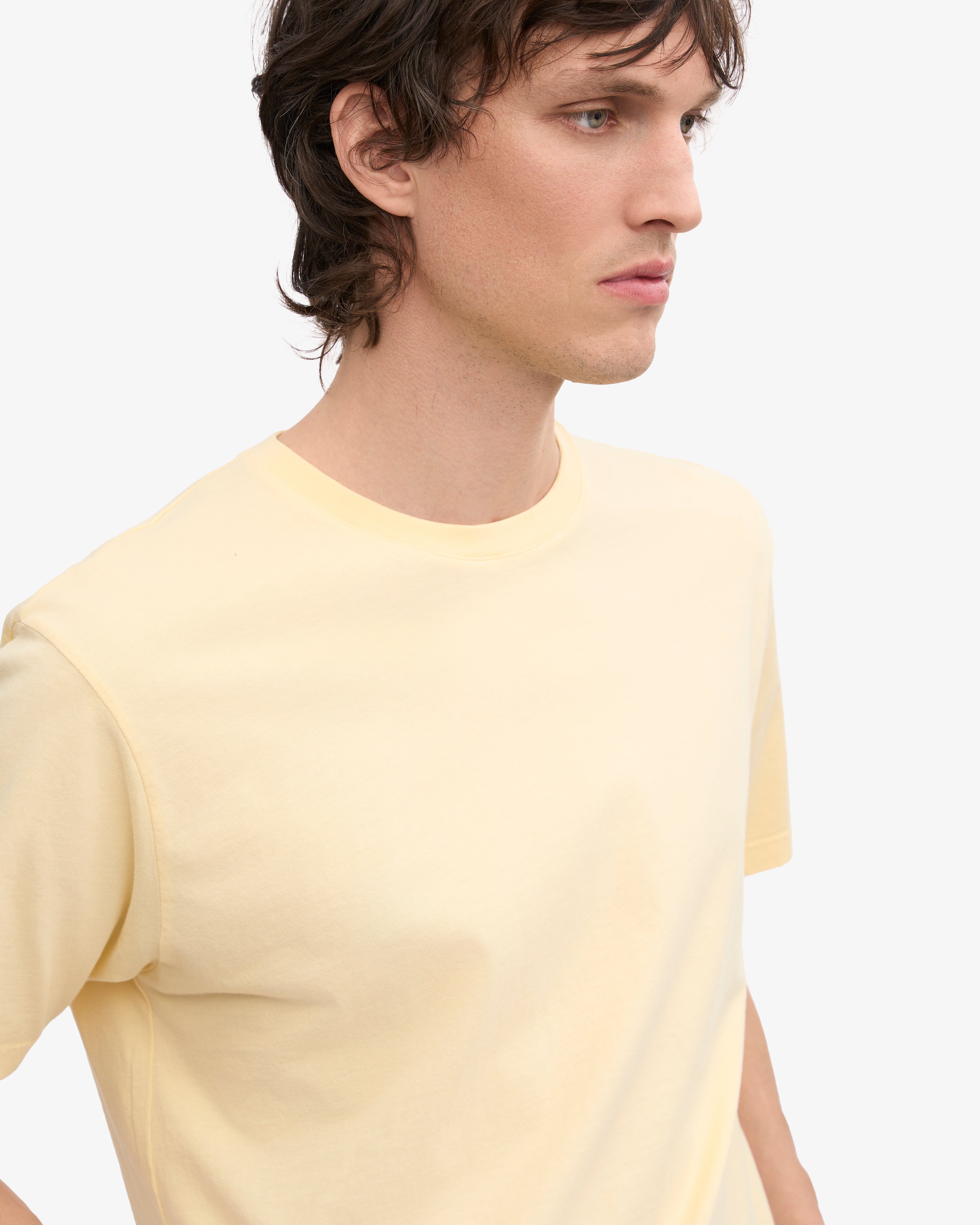 Classic Organic Tee - Soft Yellow XS