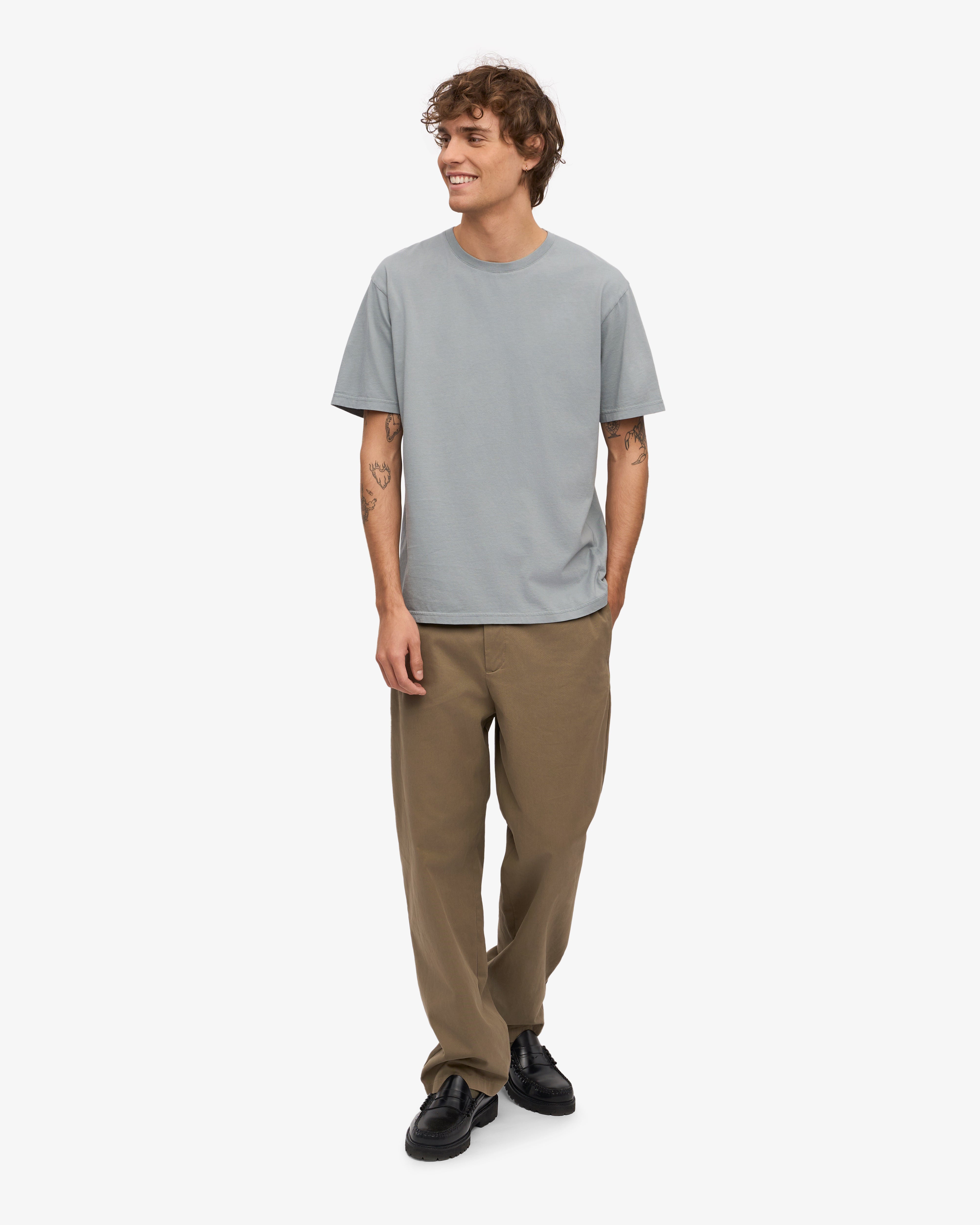 Classic Organic Tee - Steel Blue XS