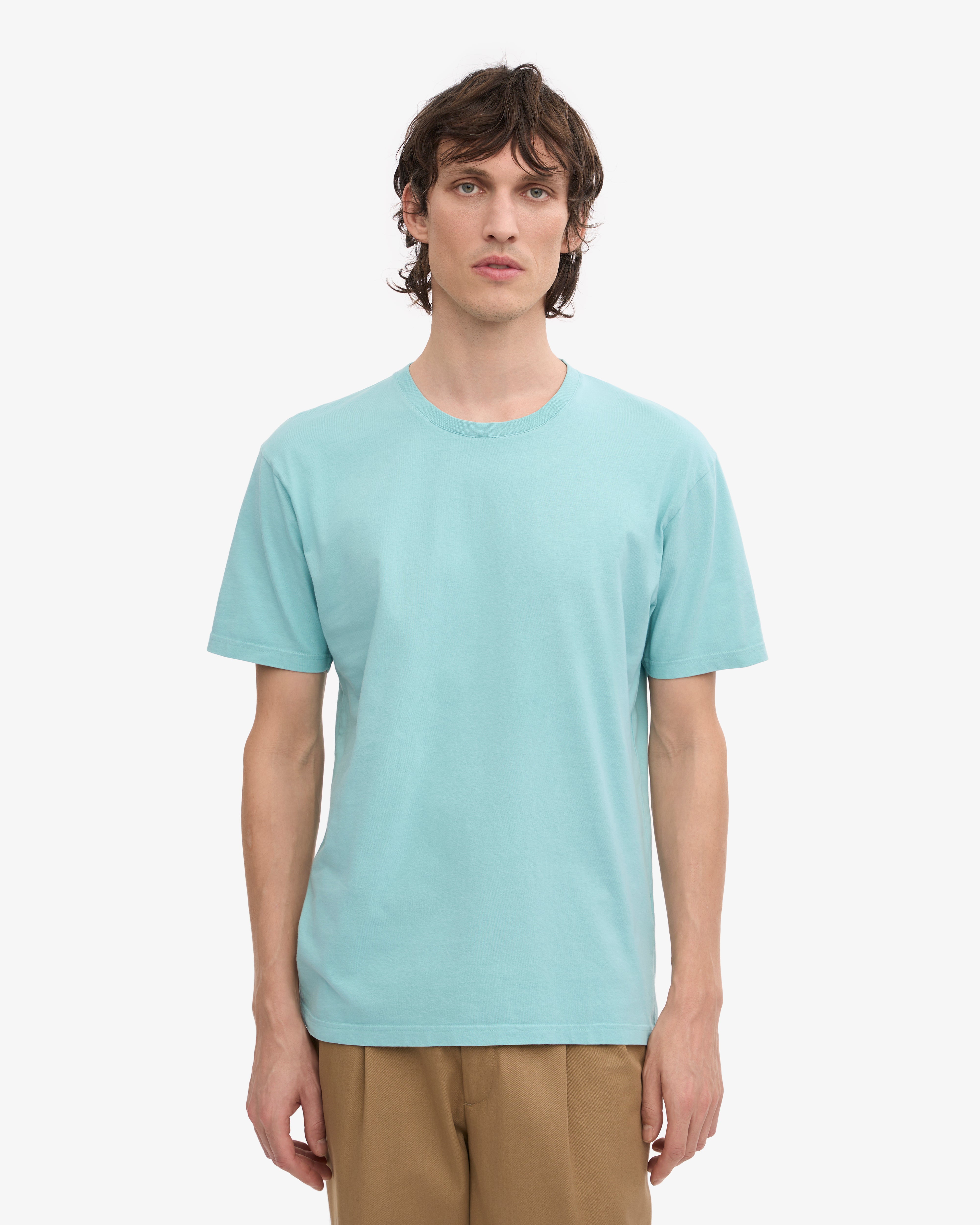 Classic Organic Tee - Teal Blue XS