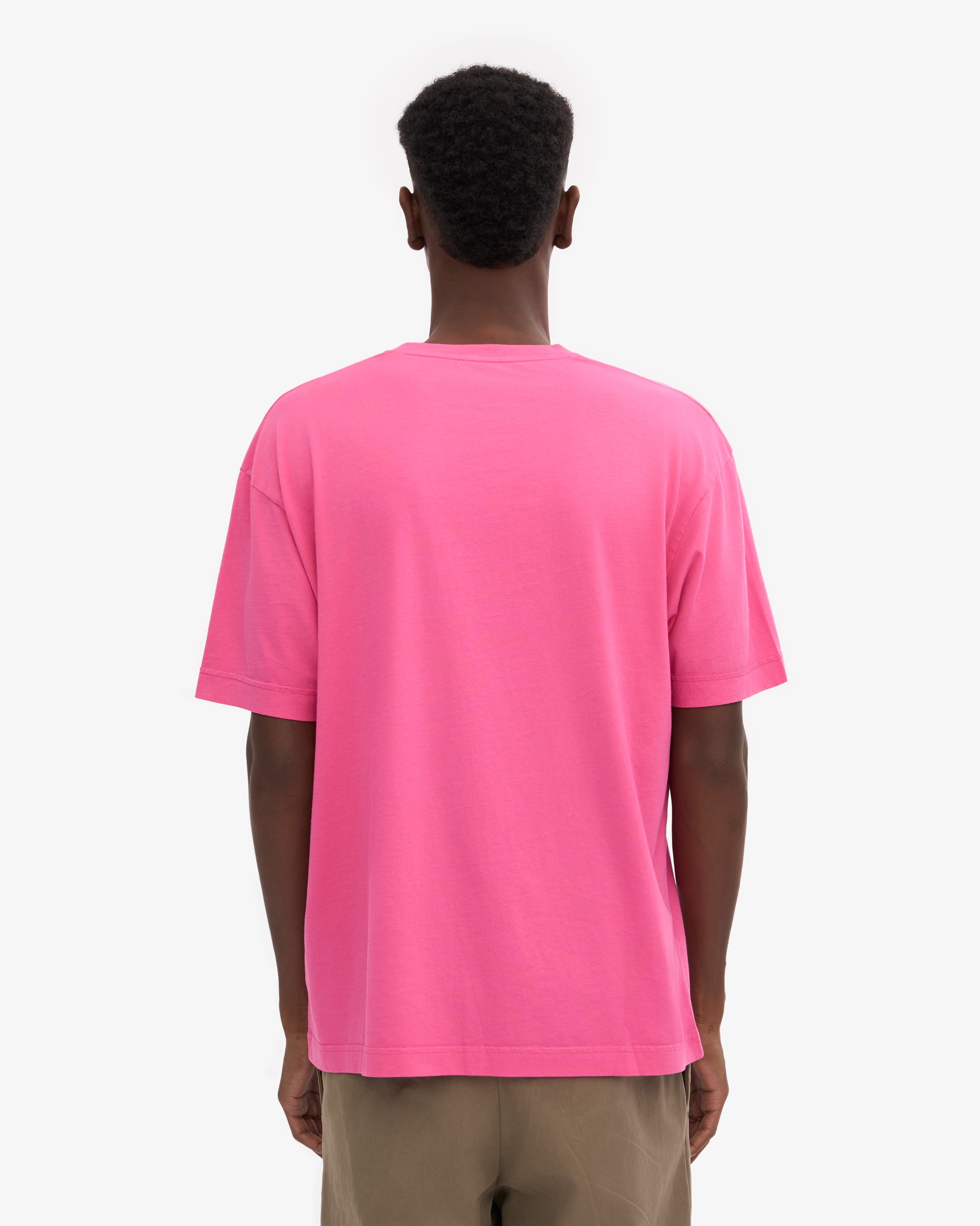 Oversized Organic T-Shirt - Bubblegum Pink XS