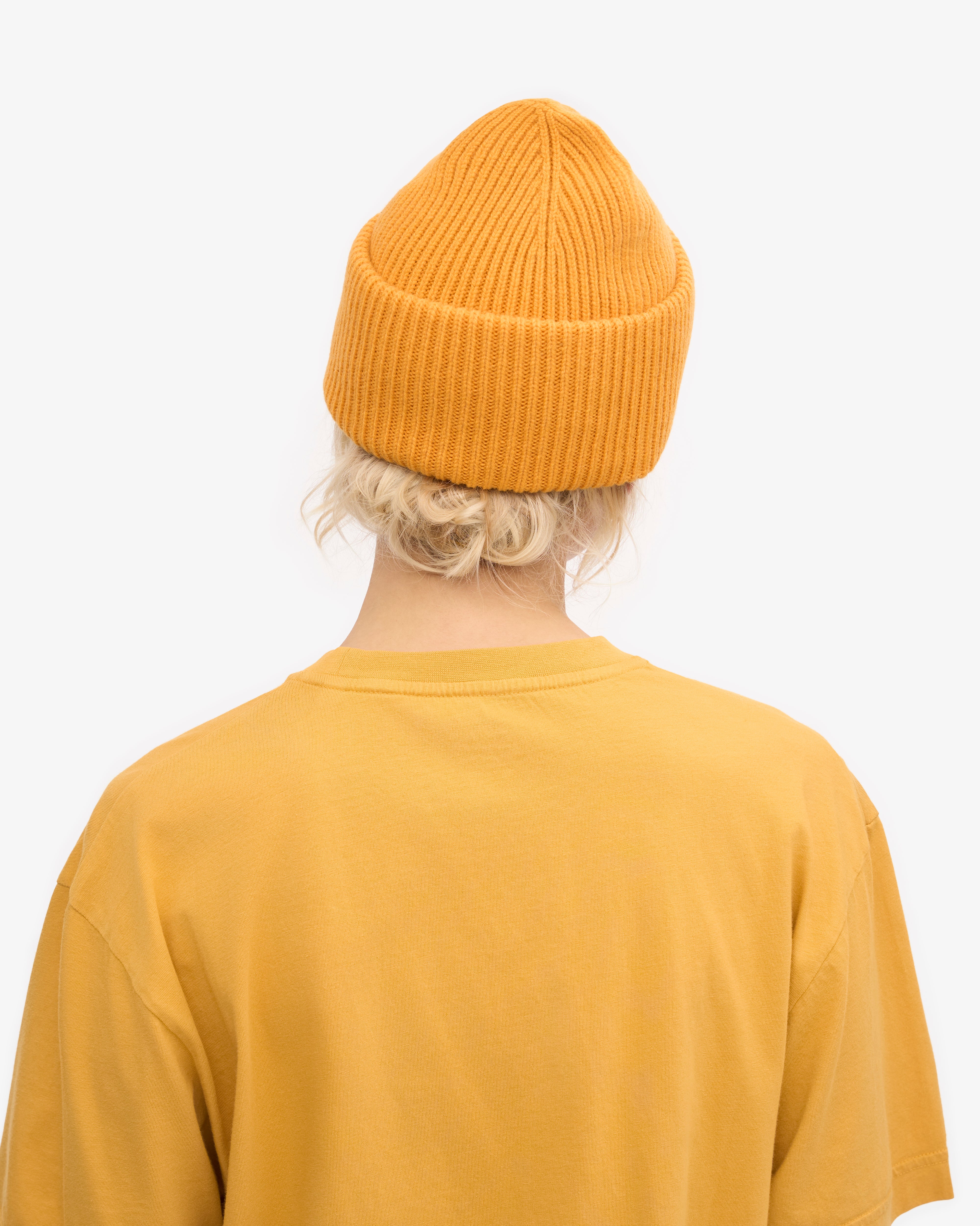 Merino Wool Hat - Burned Yellow