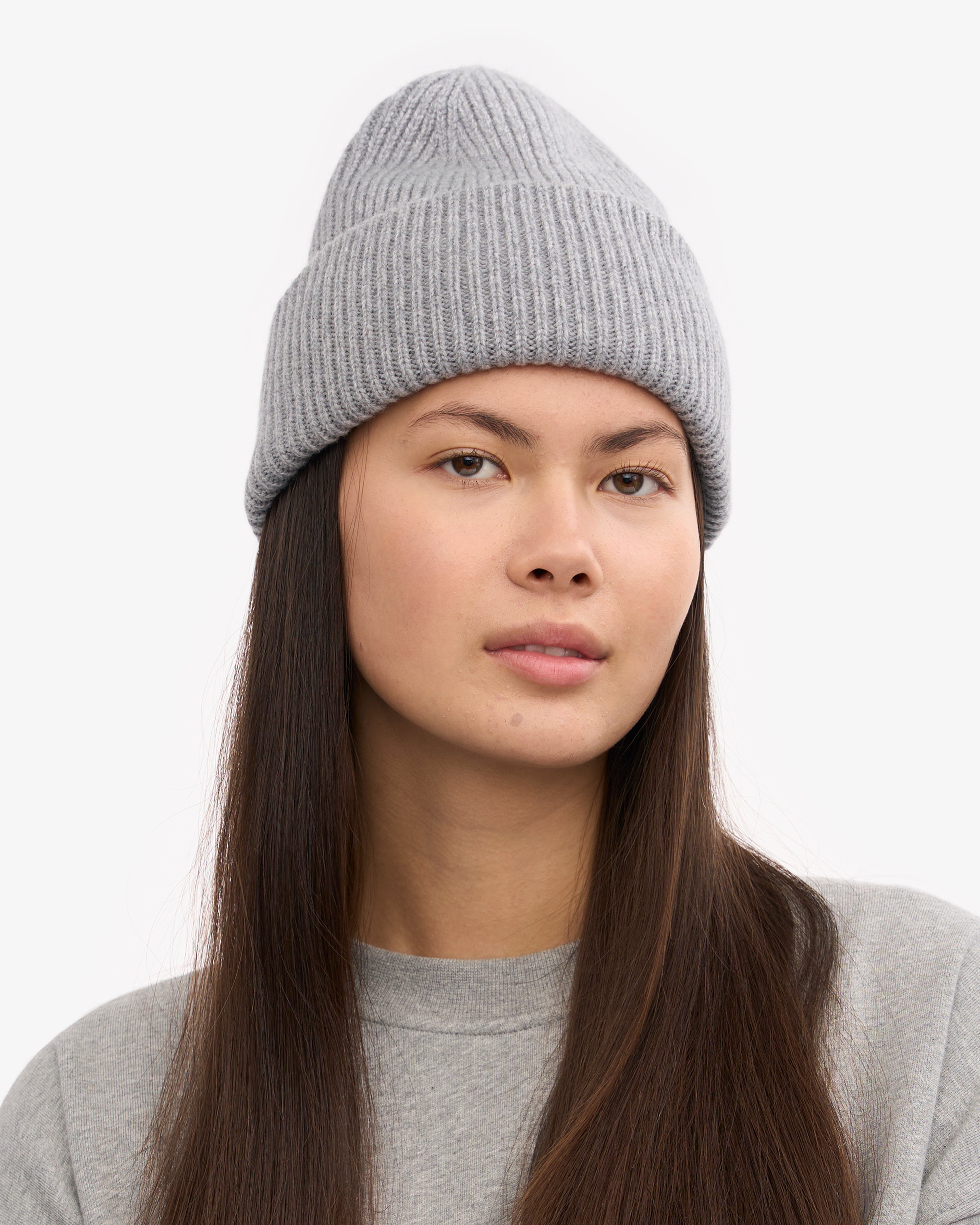 Merino Wool Hat - Heather Grey