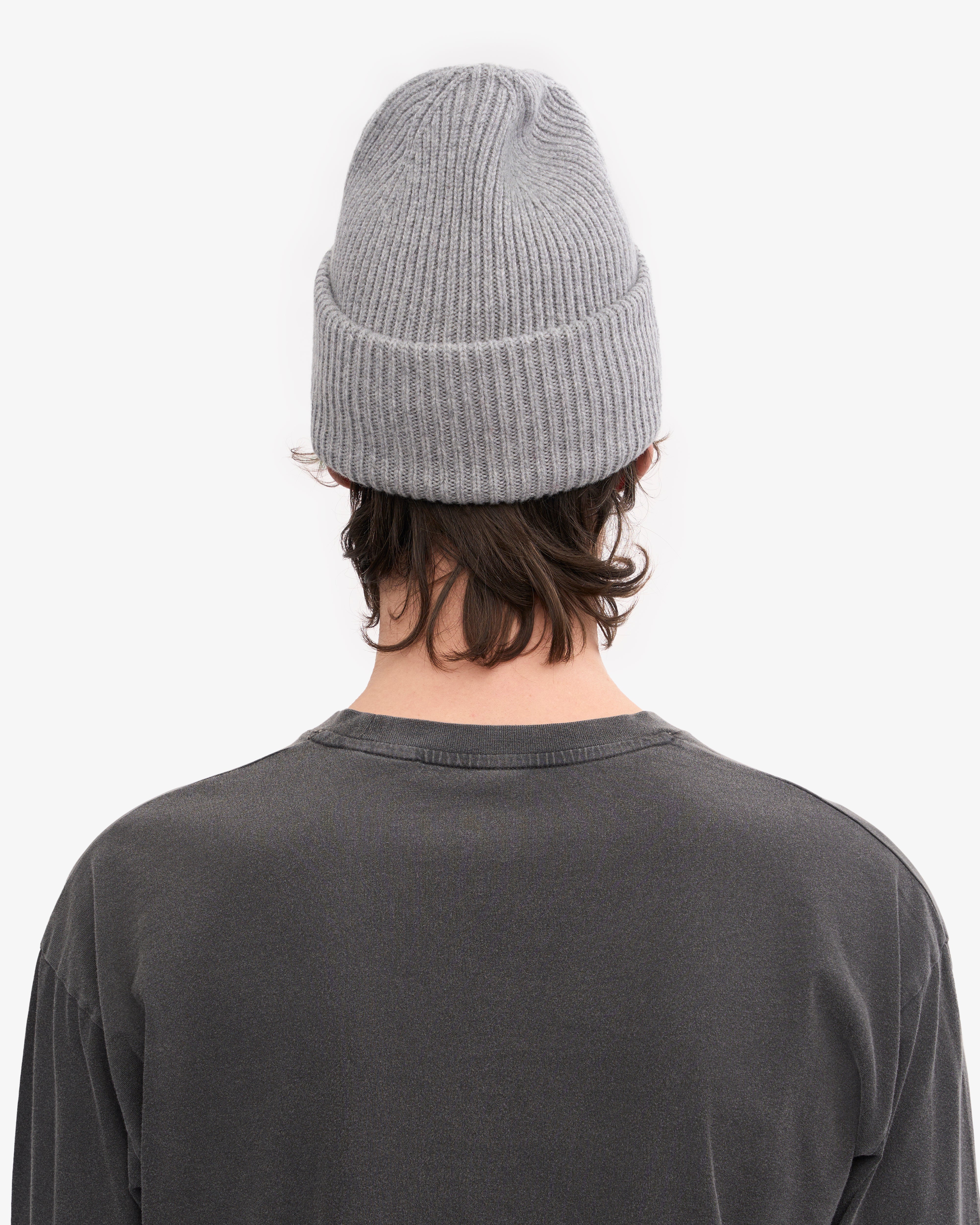 Merino Wool Hat - Heather Grey