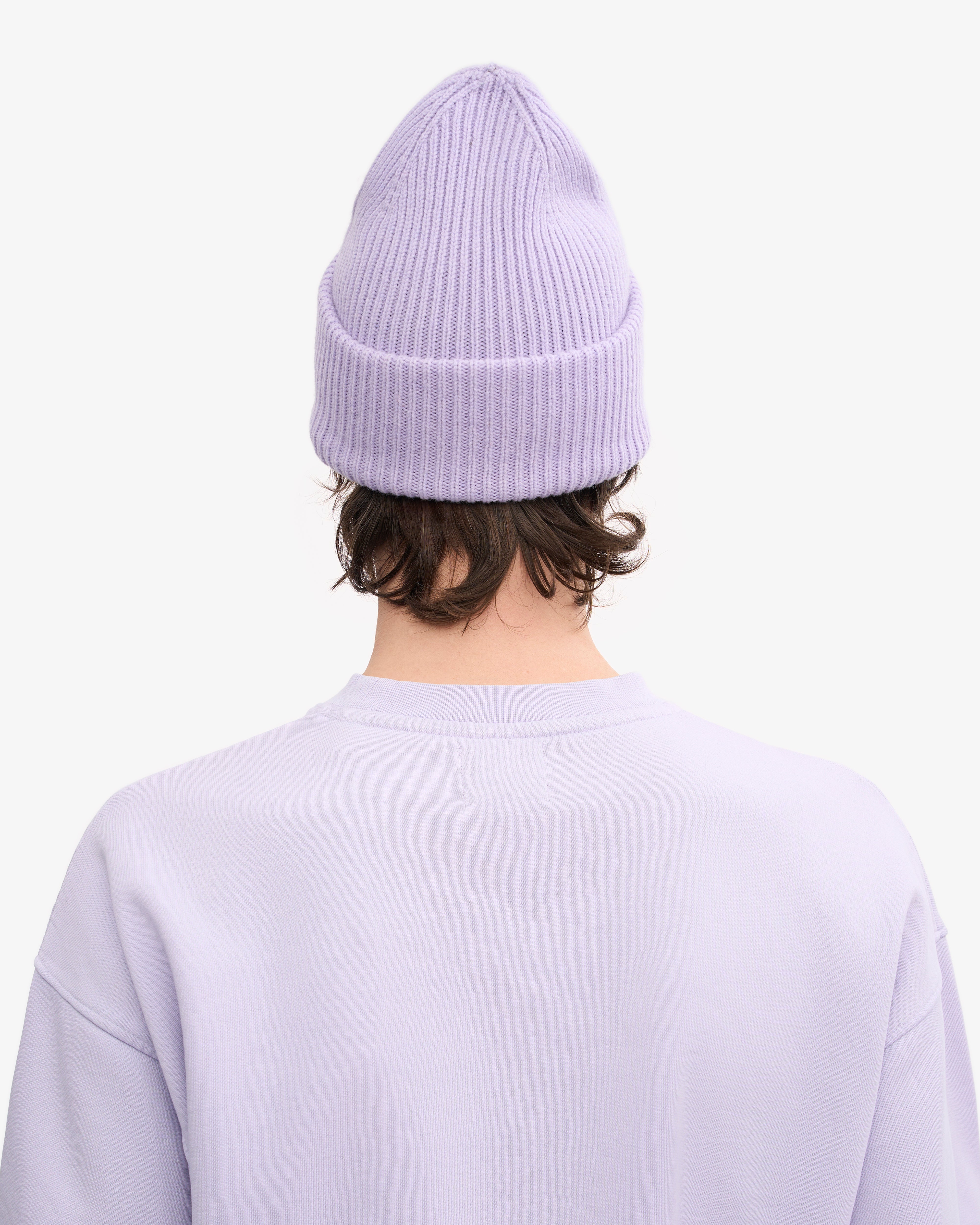 Merino Wool Hat - Soft Lavender