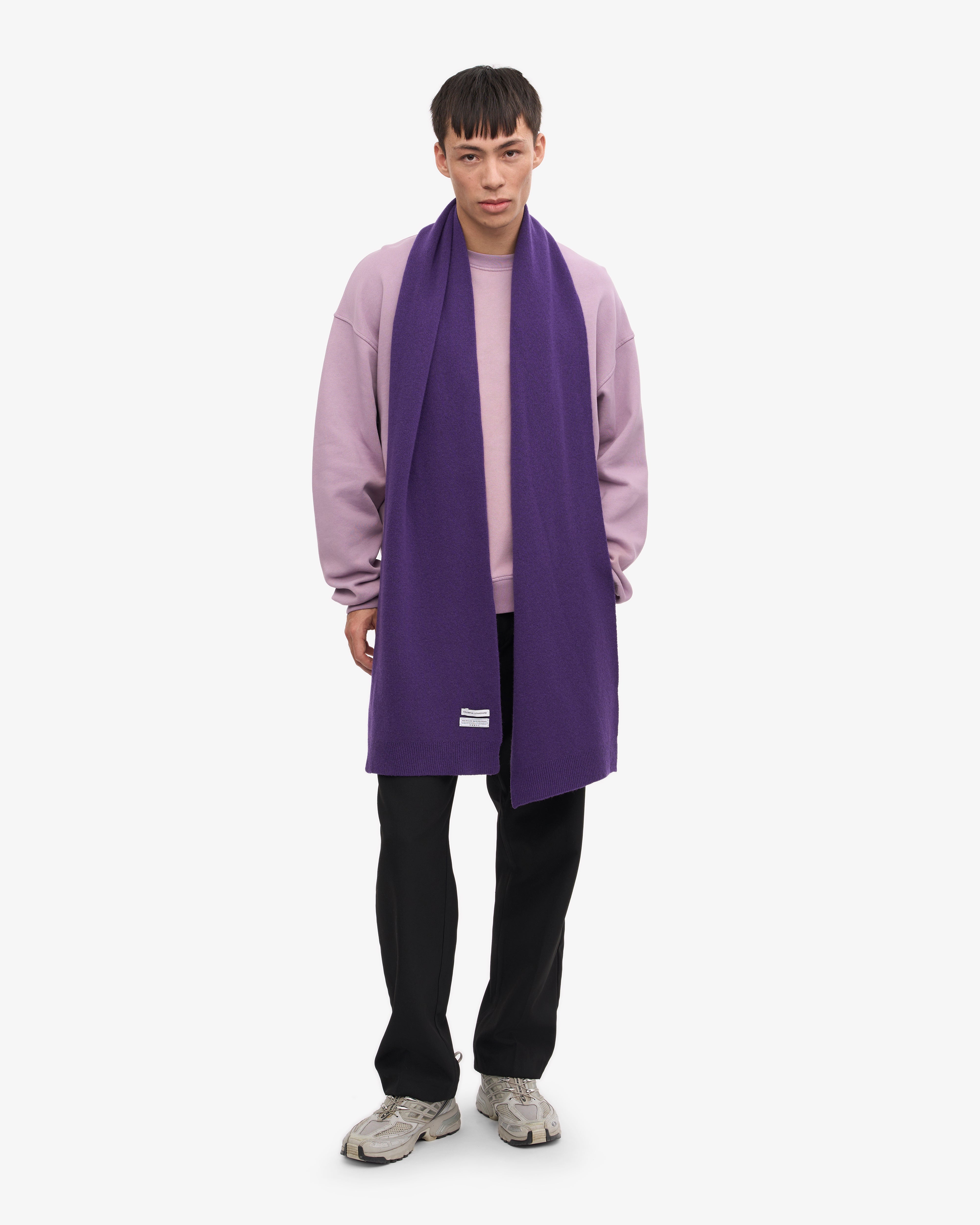 Merino Wool Scarf - Ultra Violet