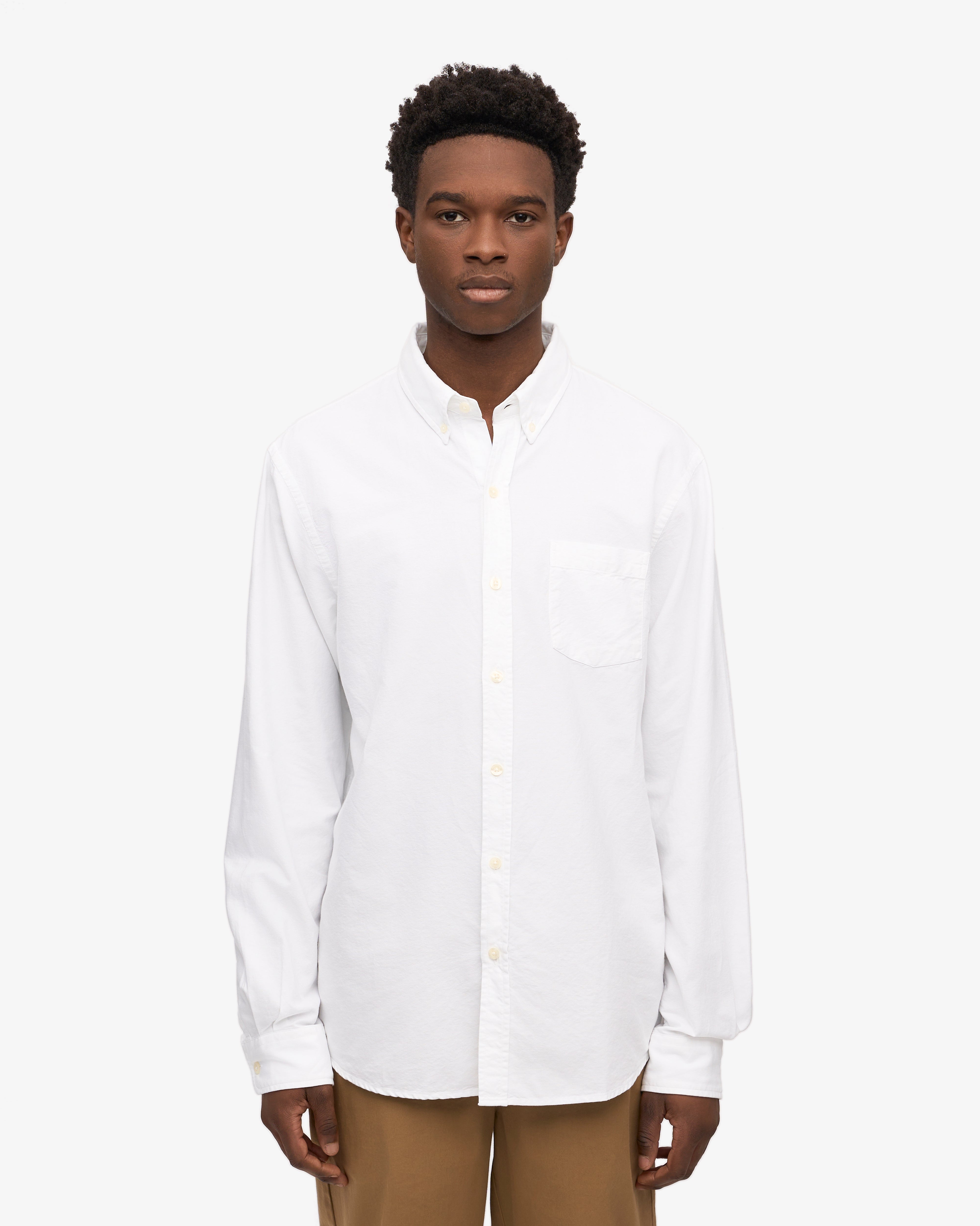 Organic Button Down Shirt - Optical White