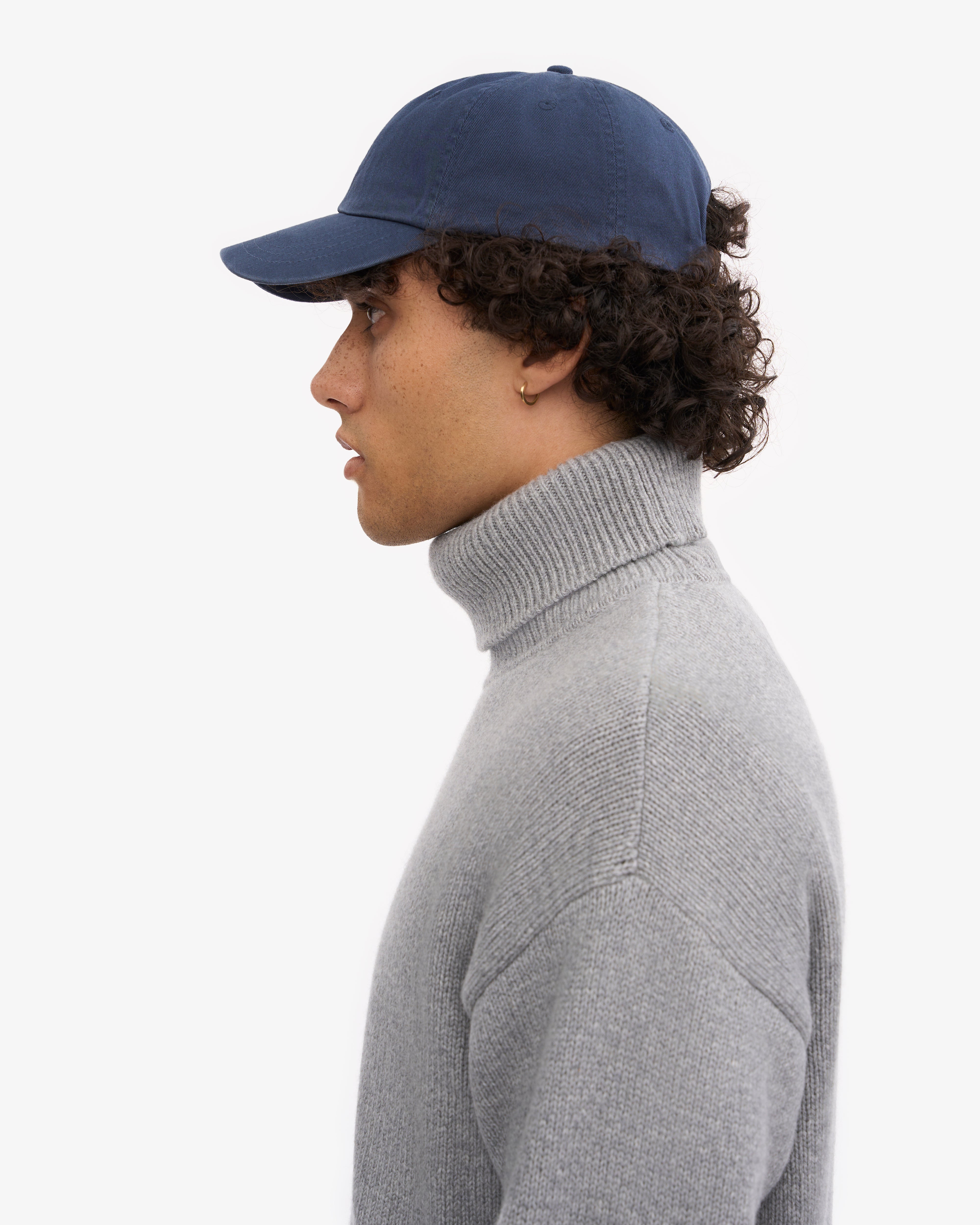 Organic Cotton Cap - Petrol Blue