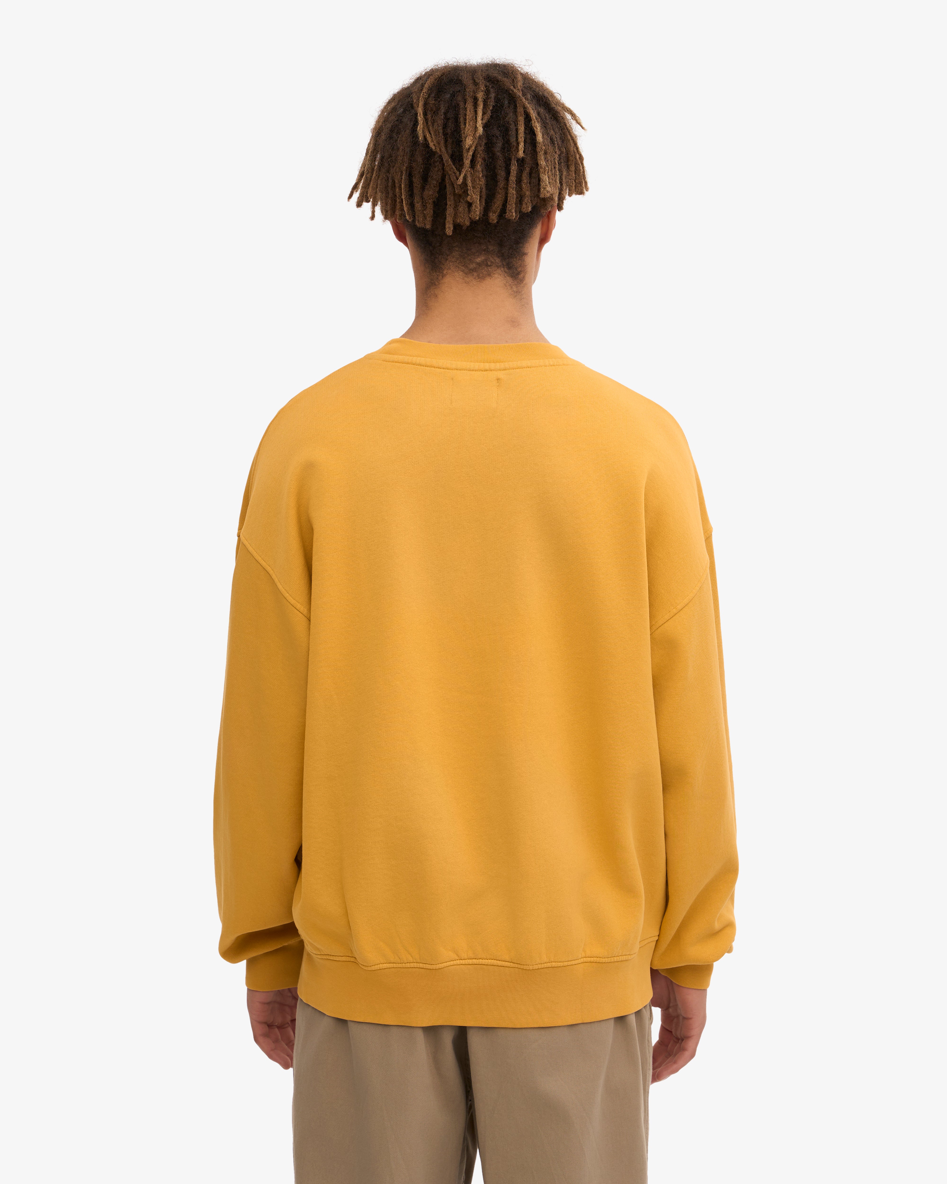Organic Oversized Crew - Burned Yellow