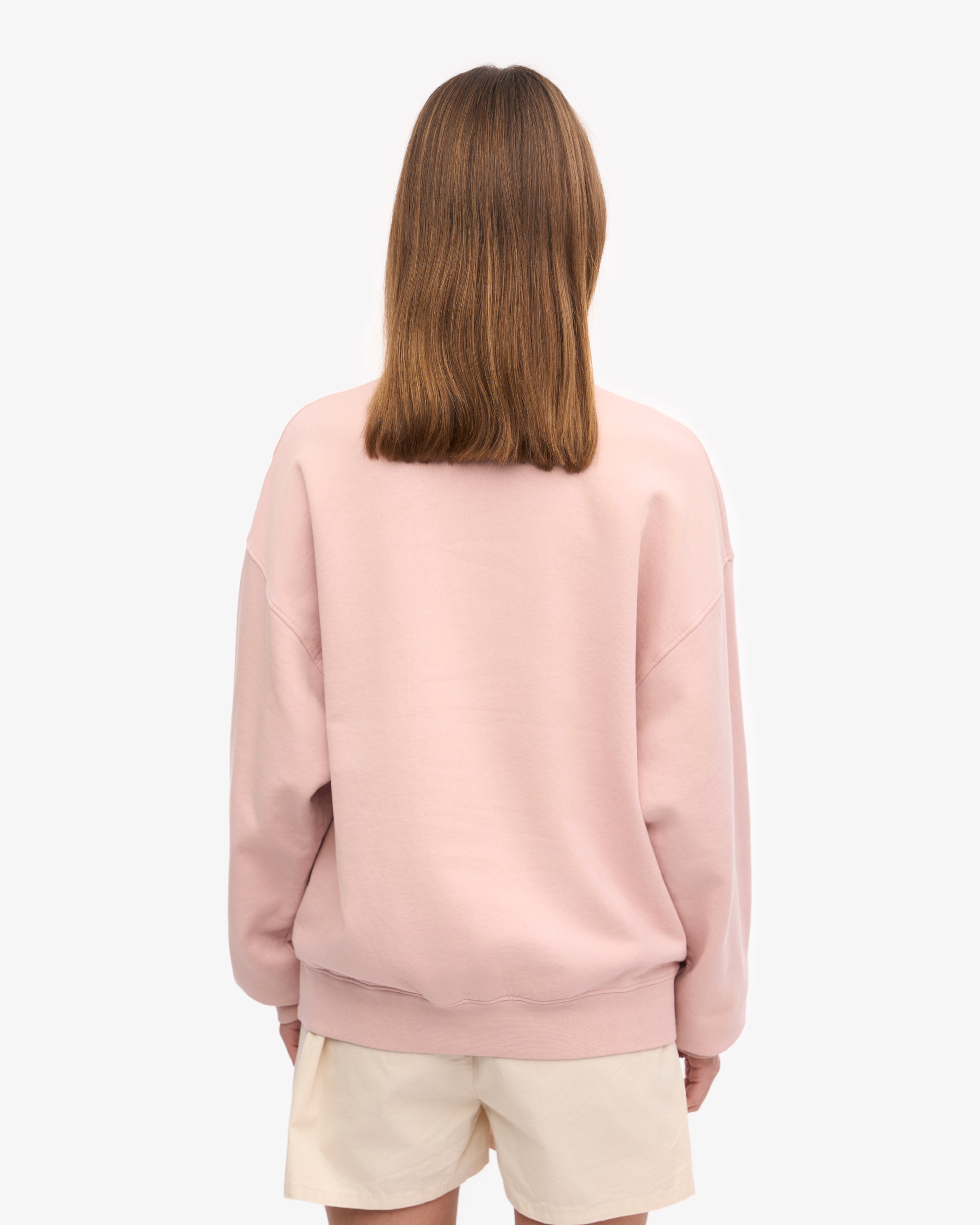 Organic Oversized Crew - Faded Pink XS