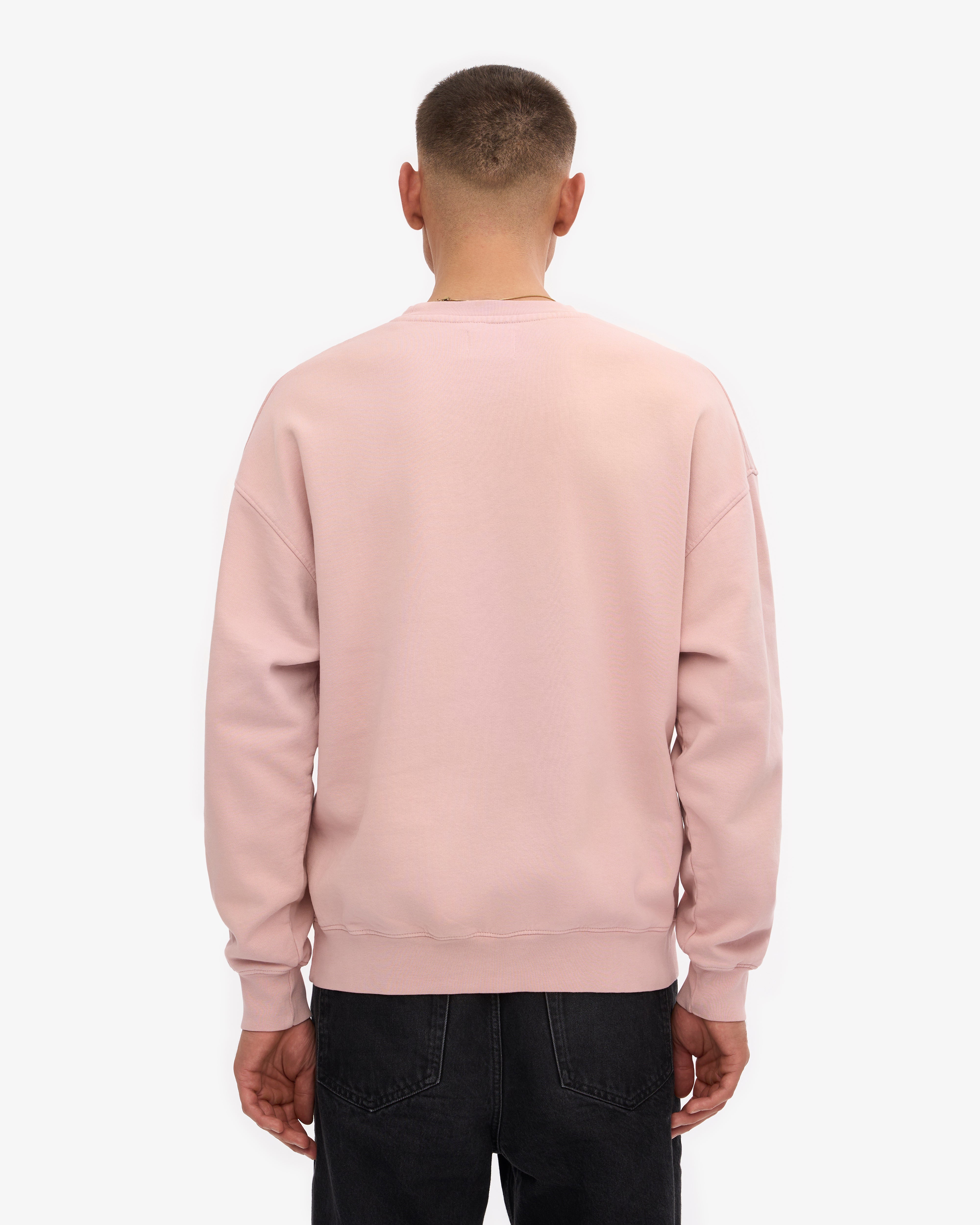 Organic Oversized Crew - Faded Pink