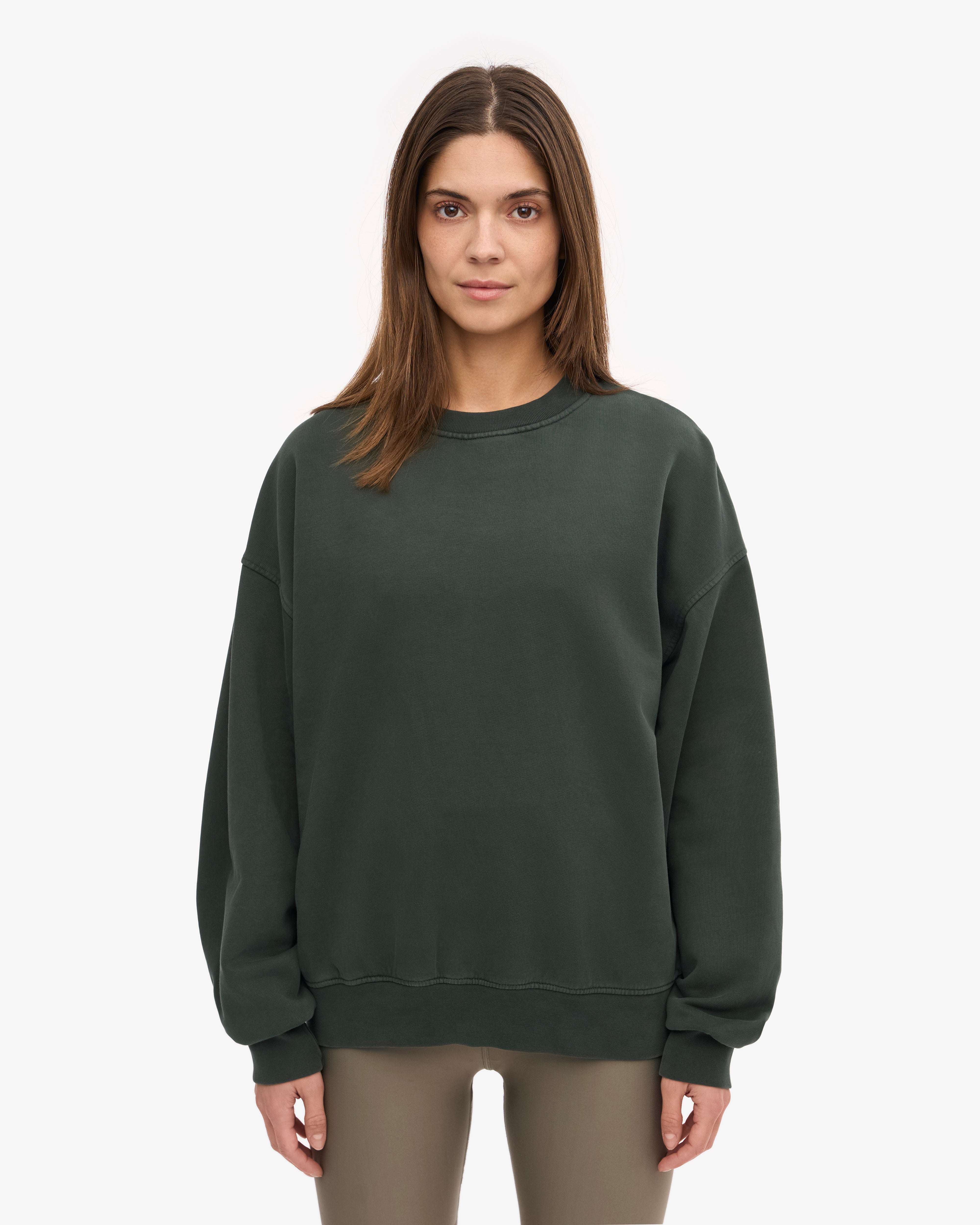 Organic Oversized Crew - Midnight Forest XS